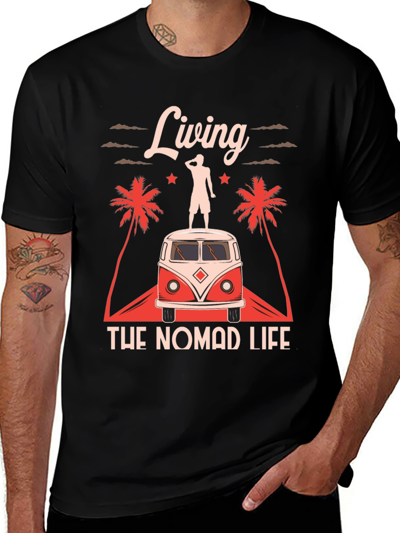 Variant 25 of The Nomad Life Graphic T-Shirt