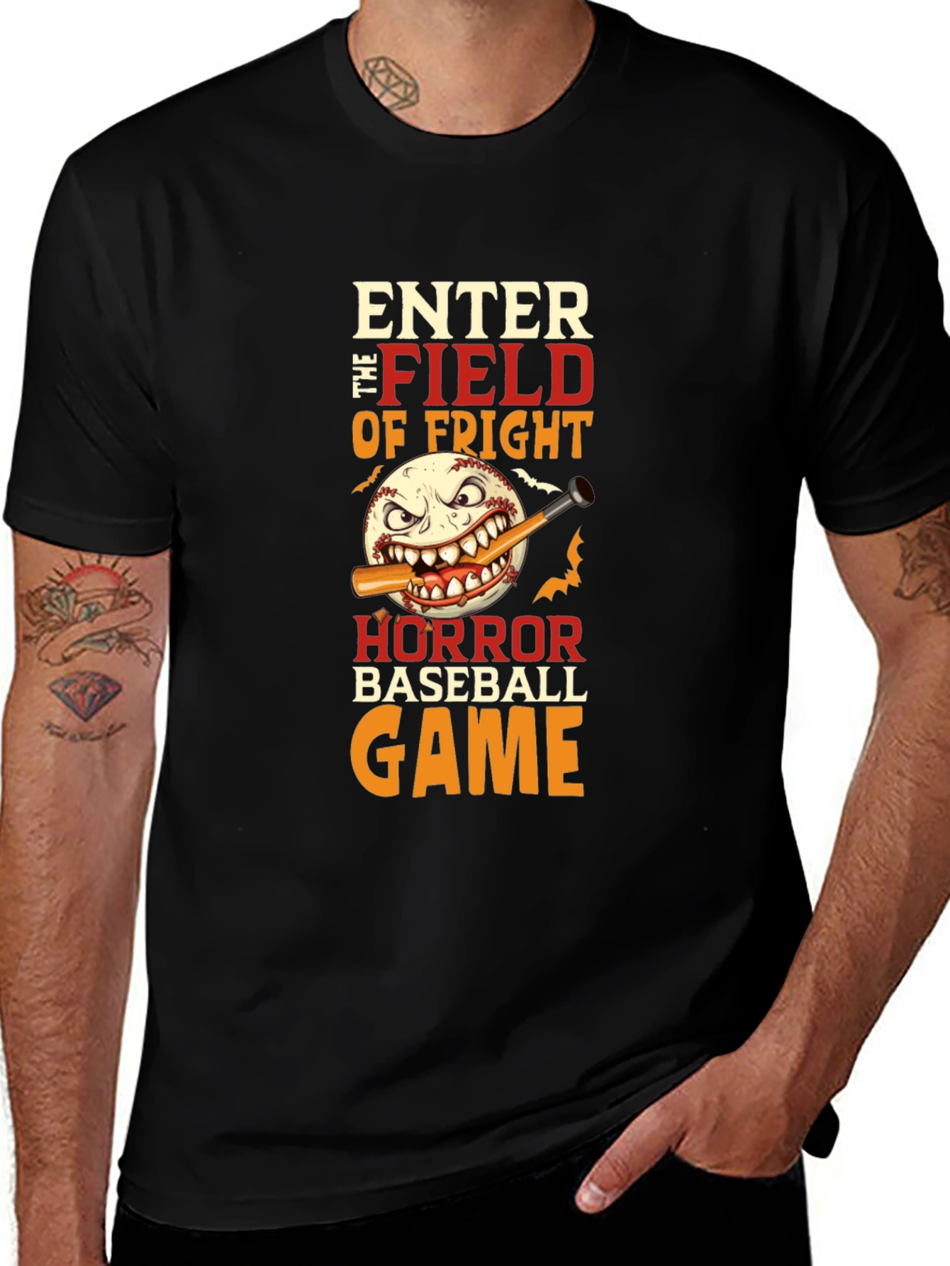 Variant 27 of Horror Baseball Game T-Shirt