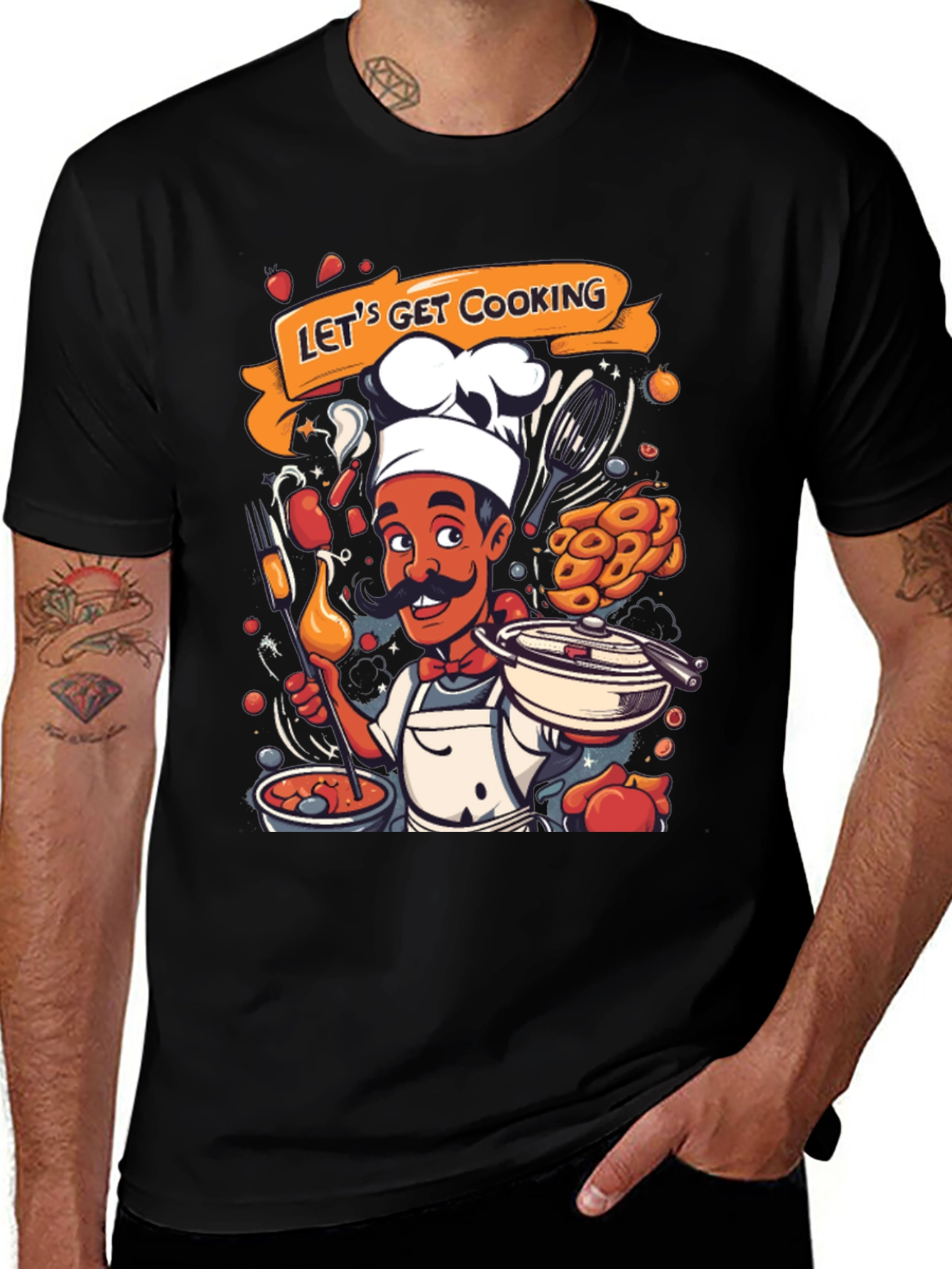 Variant 5 of Let's Get Cooking T-Shirt