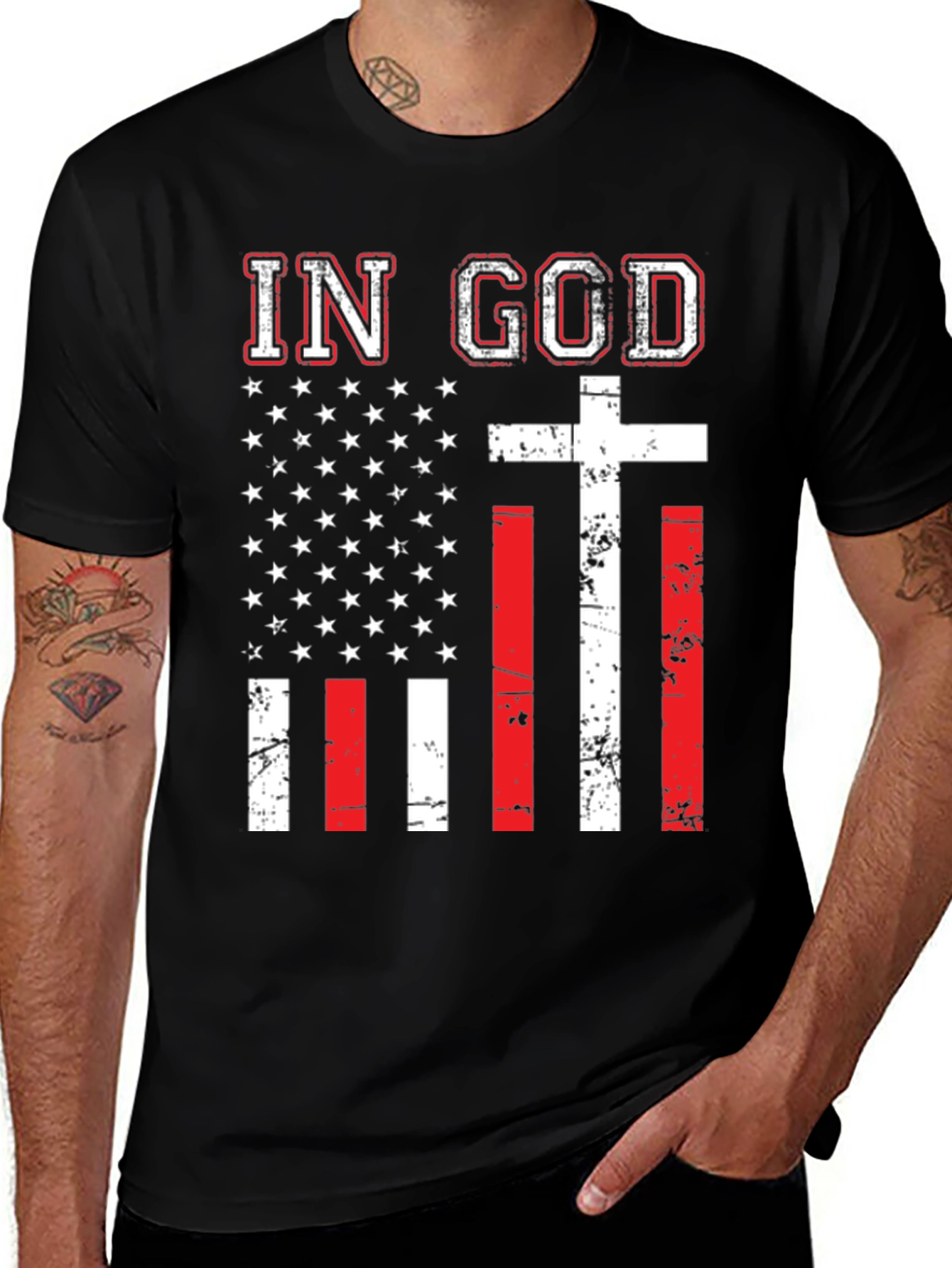 In God T-Shirt - Patriotic Christian Tee