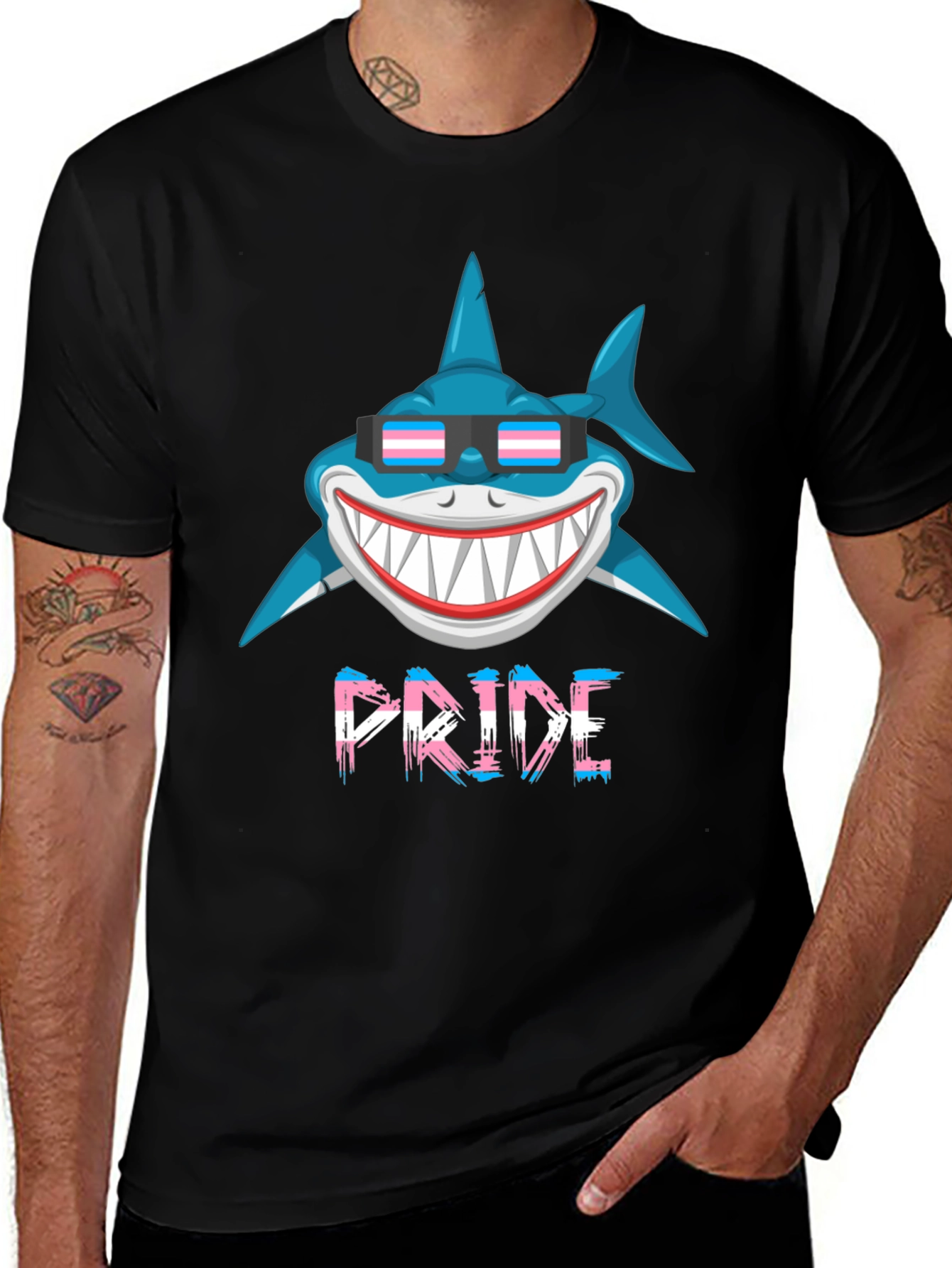 Trans Pride Shark T-Shirt