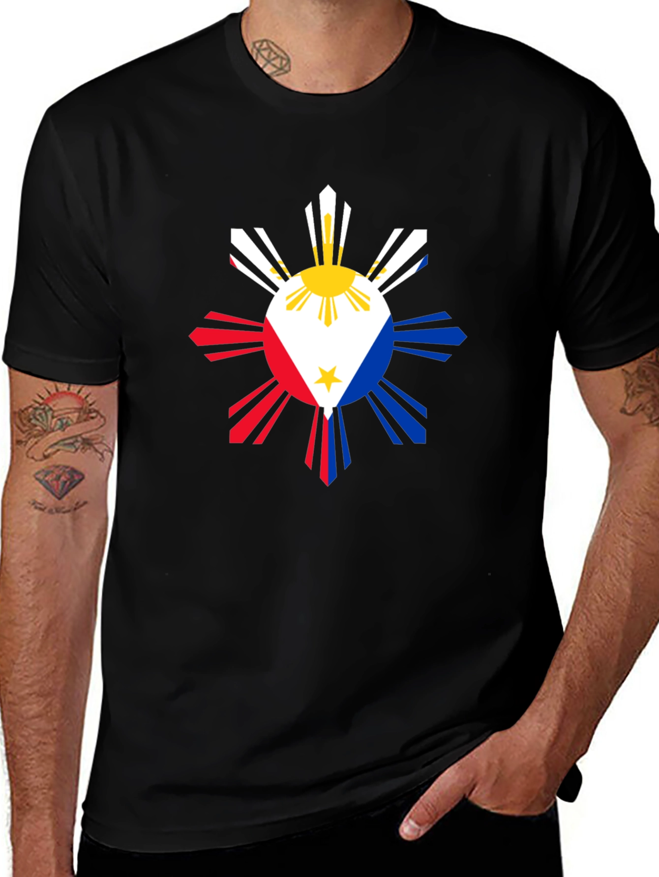 Philippine Flag Inspired Graphic Tee