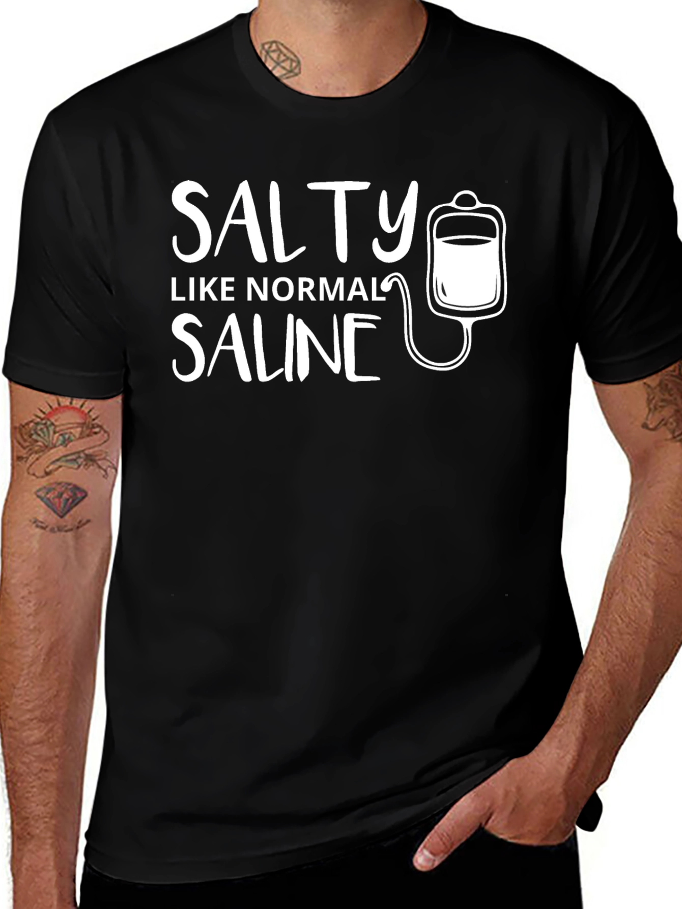 Variant 2 of Salty Like Normal Saline Graphic Tee