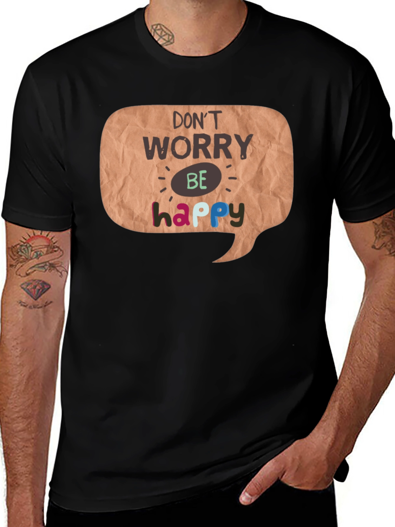 Variant 20 of Don't Worry Be Happy Graphic T-Shirt