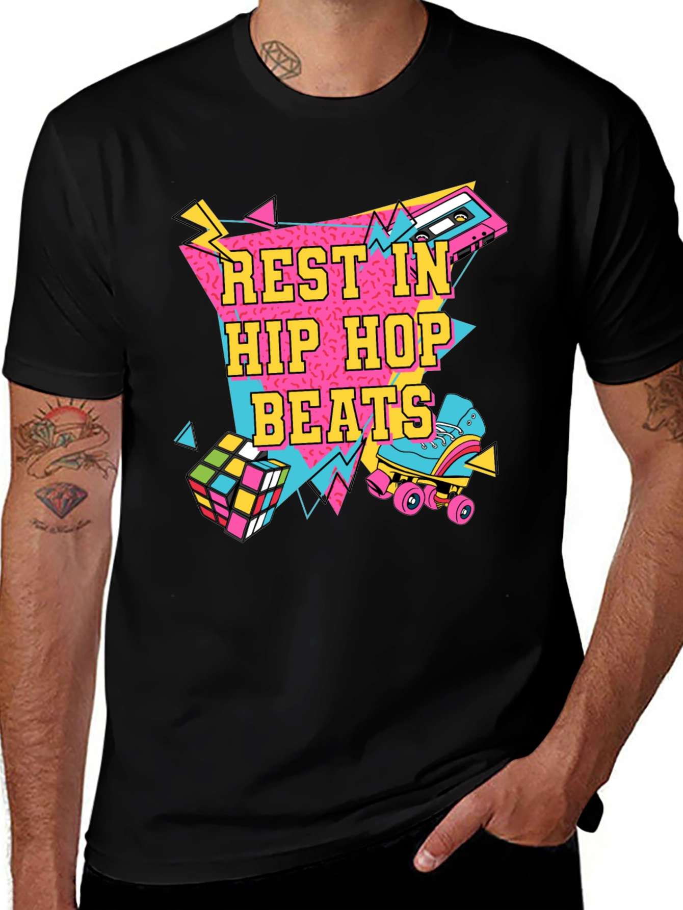 Variant 9 of Rest In Hip Hop Beats Graphic T-Shirt