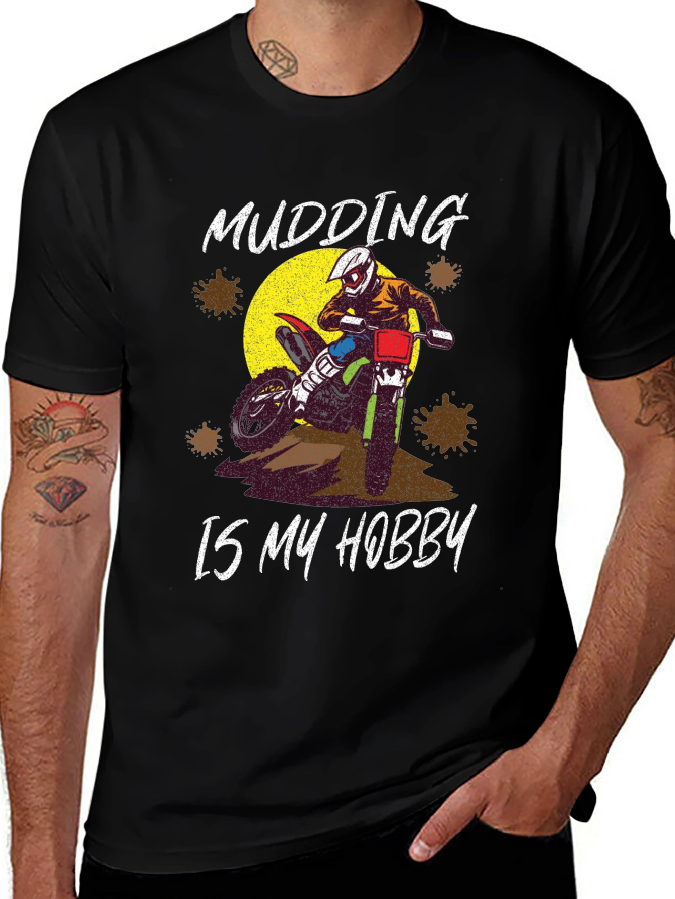 Mudding Is My Hobby T-Shirt, Motocross Dirt Bike Tee