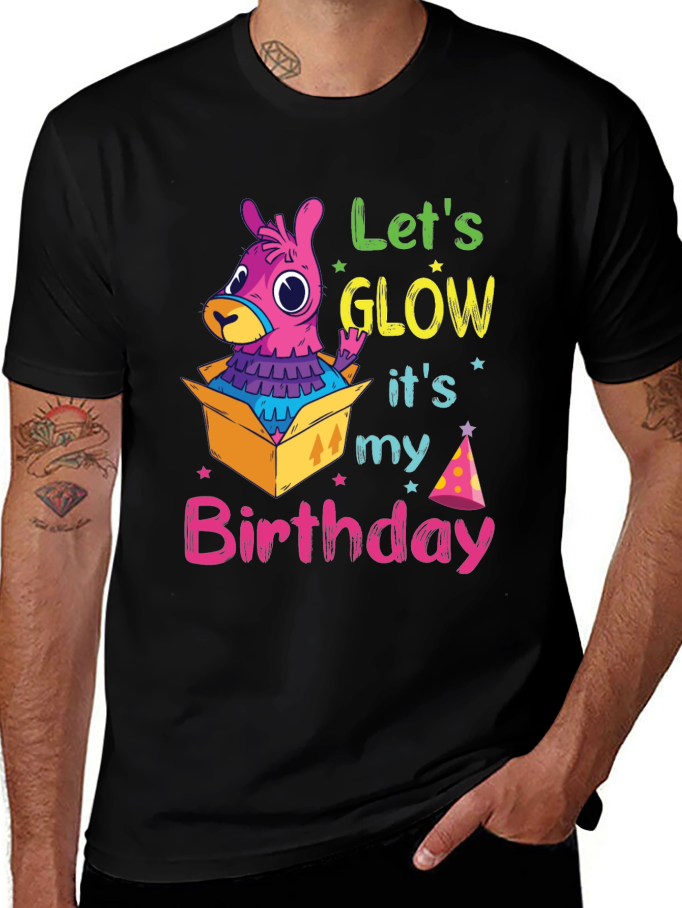 Let's Glow Birthday Shirt