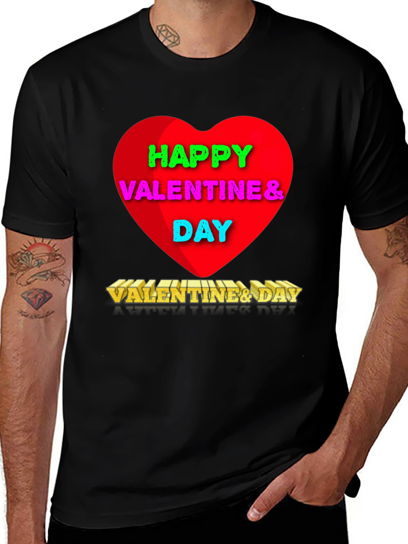 Variant 16 of Happy Valentine's Day Graphic T-Shirt