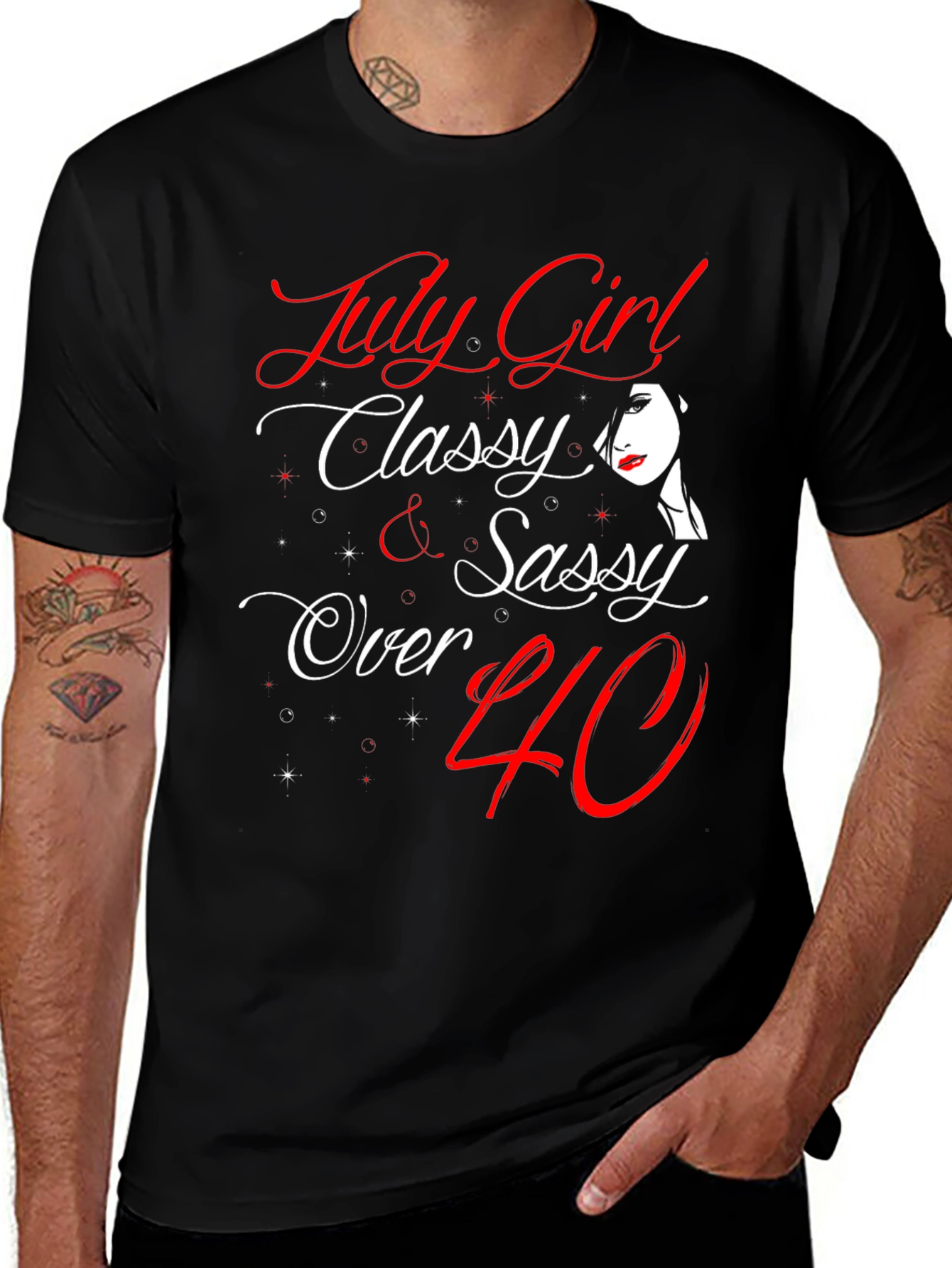 July Girl Classy & Sassy Over 40 T-Shirt
