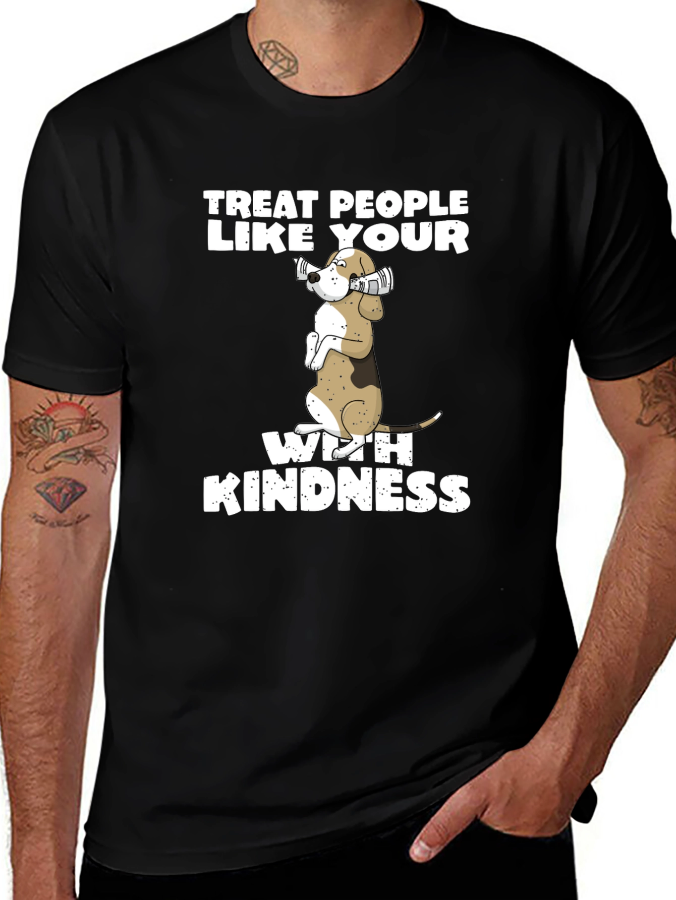 Variant 8 of Treat People Like Your Dog T-Shirt