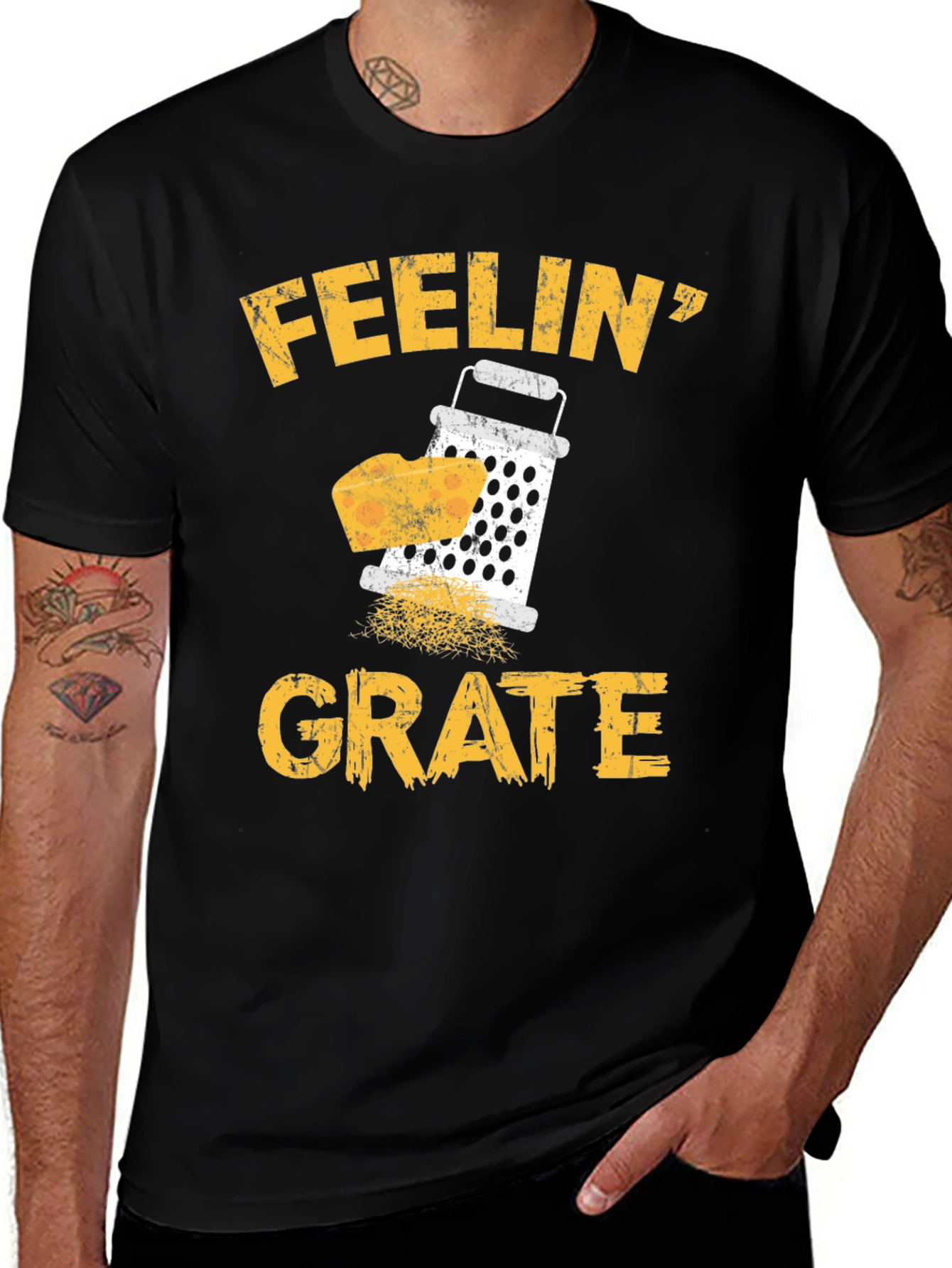 Feelin' Grate Funny Cheese Grater T-Shirt