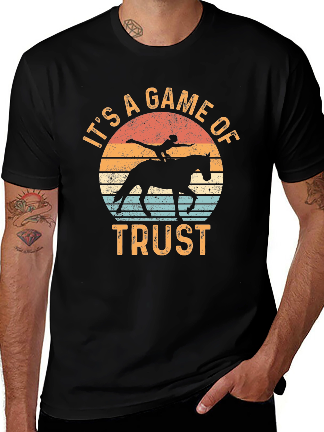 It's A Game of Trust T-Shirt Equestrian Horse Riding