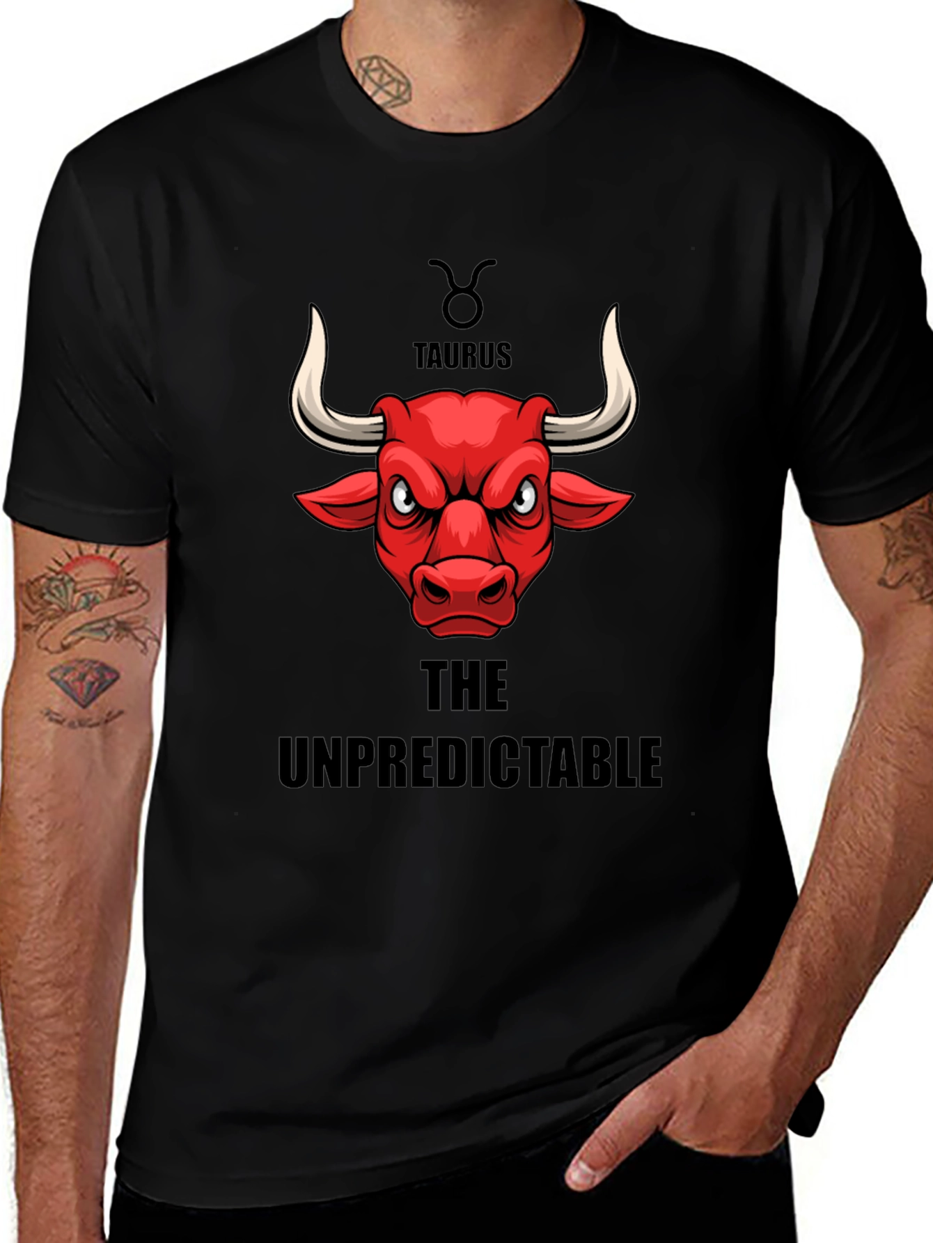 Taurus Zodiac T-Shirt - The Unpredictable Tee