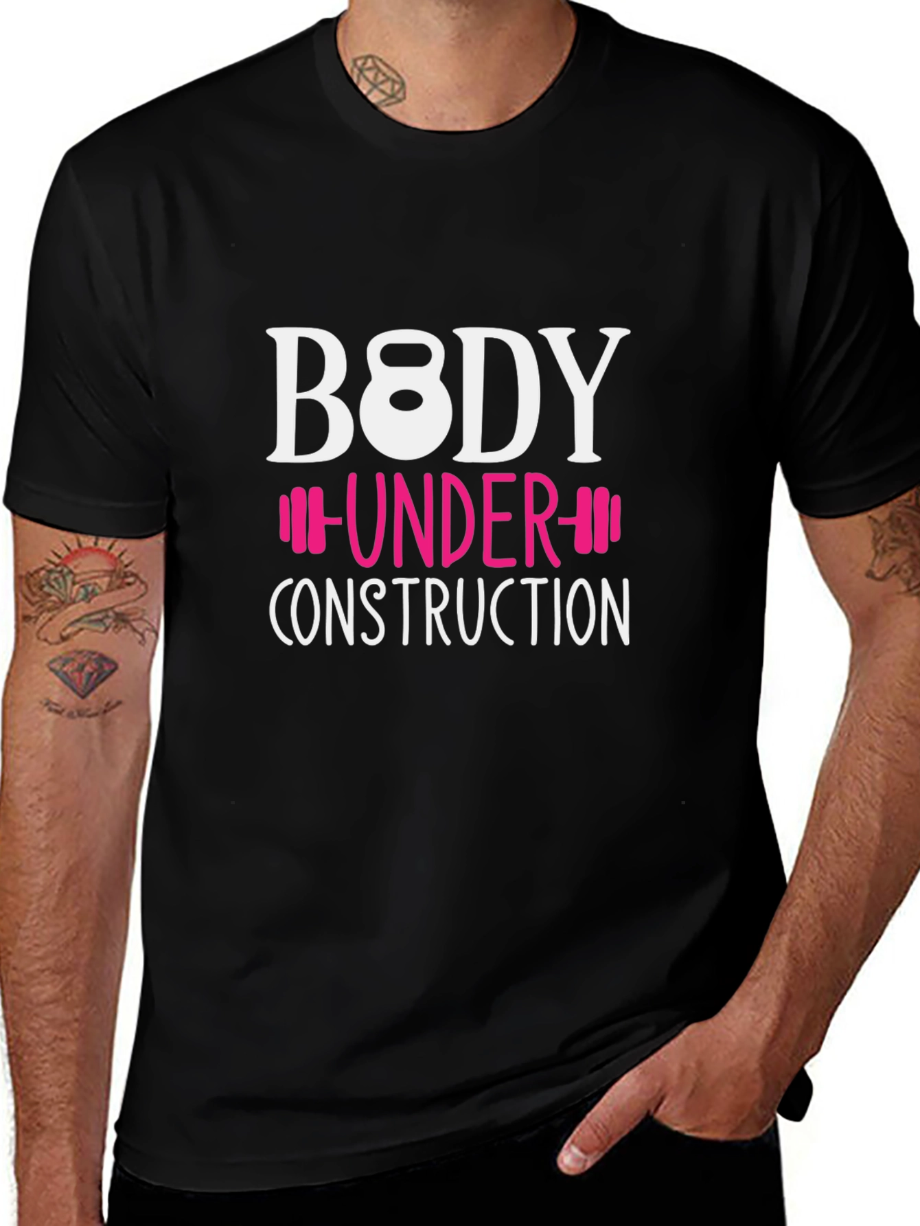Variant 14 of Body Under Construction Graphic Tee