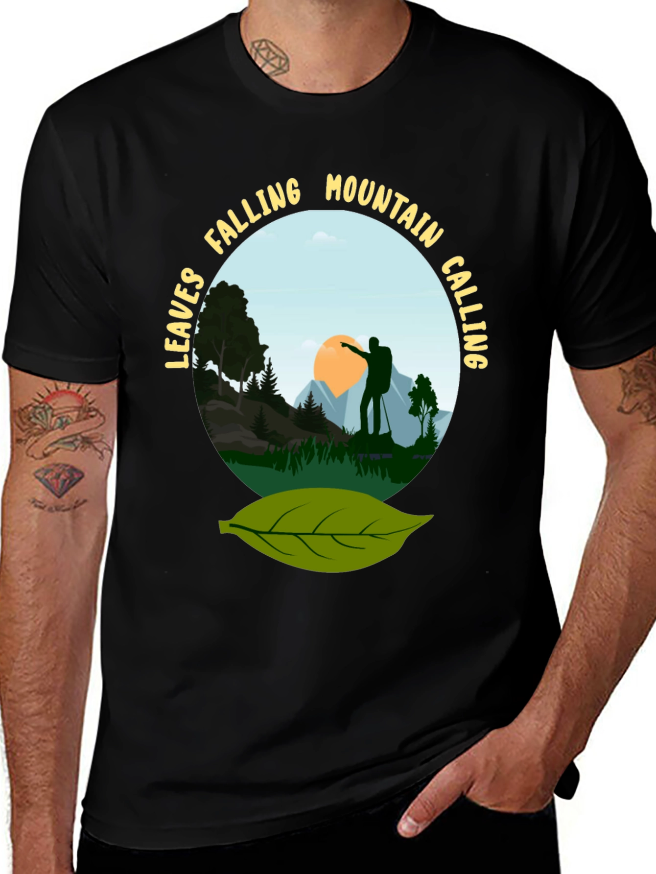 Variant 7 of Mountain Calling Graphic Tee