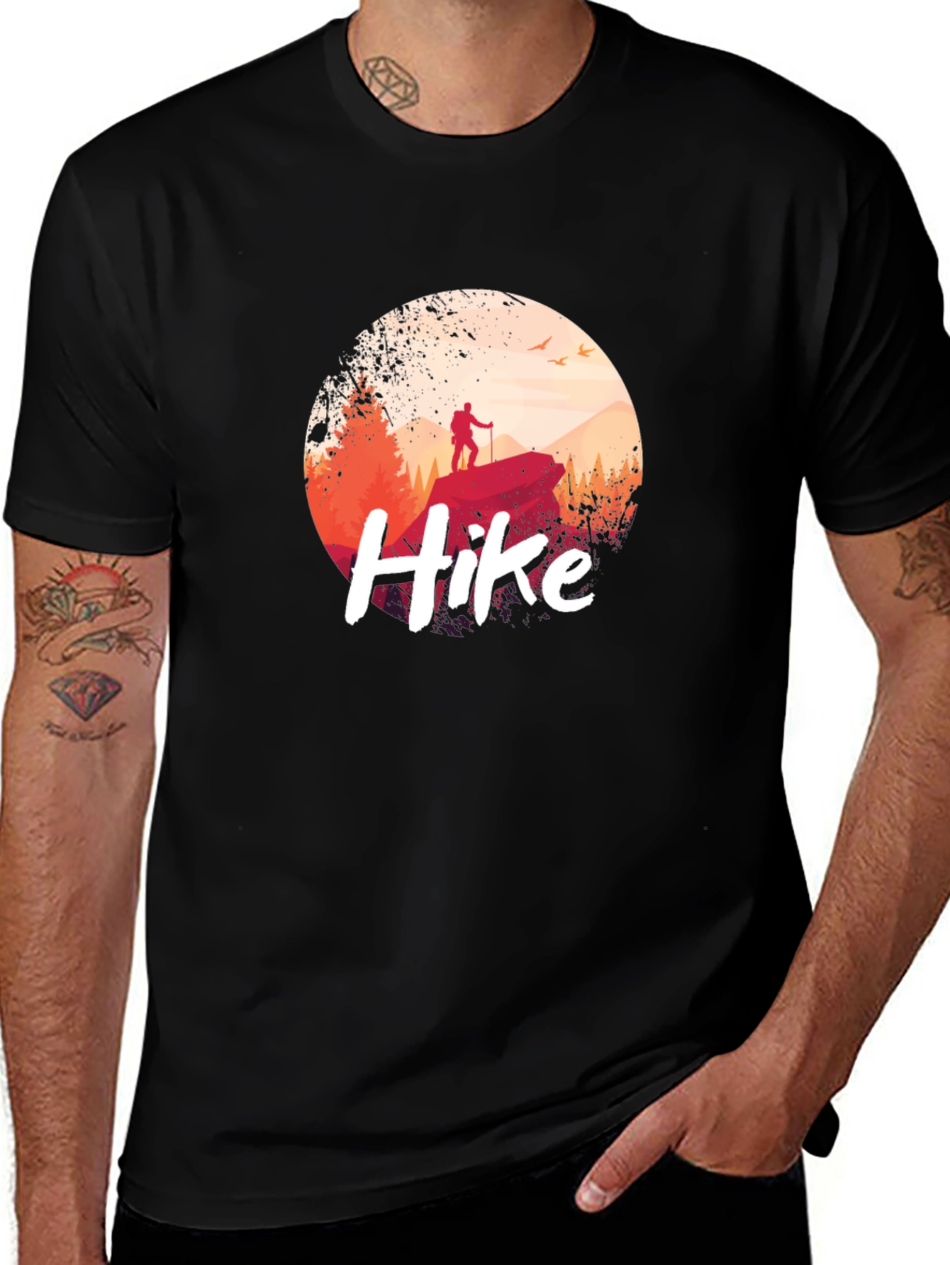 Variant 10 of Hike Graphic T-Shirt - Outdoor Adventure Tee