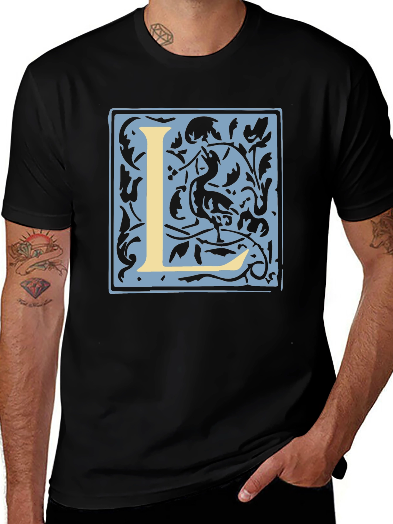Letter L Vintage Graphic T-Shirt - Unisex Style