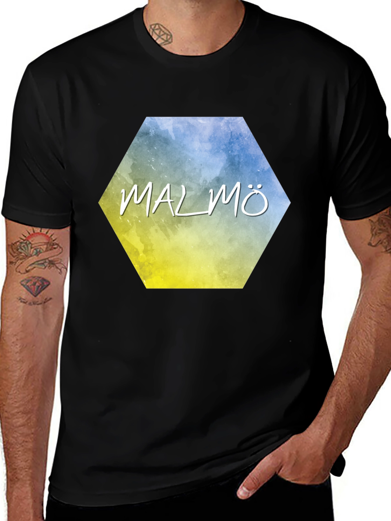 Malmö Graphic Tee - Sweden Souvenir T-Shirt