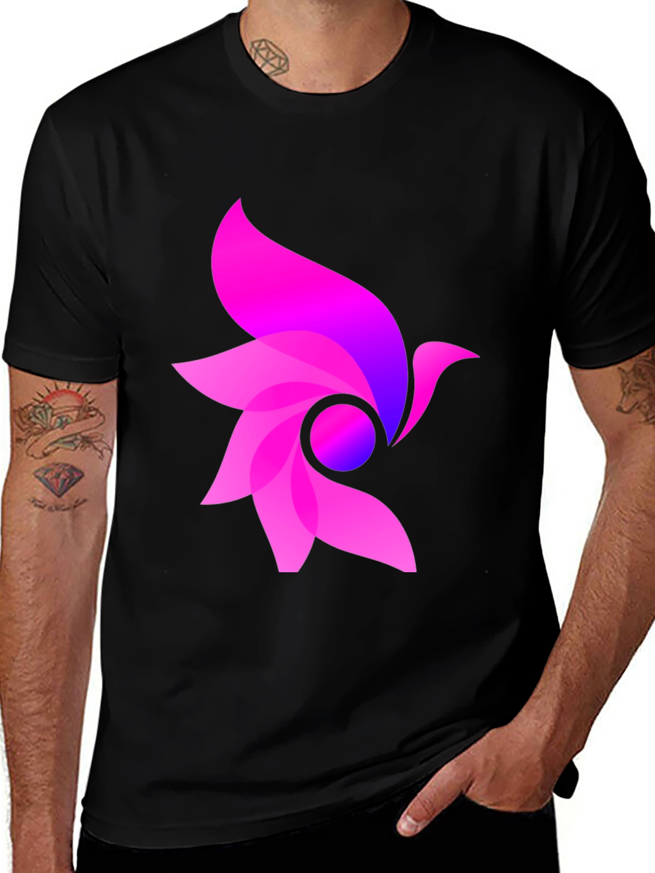 Variant 14 of Abstract Bird Graphic Tee