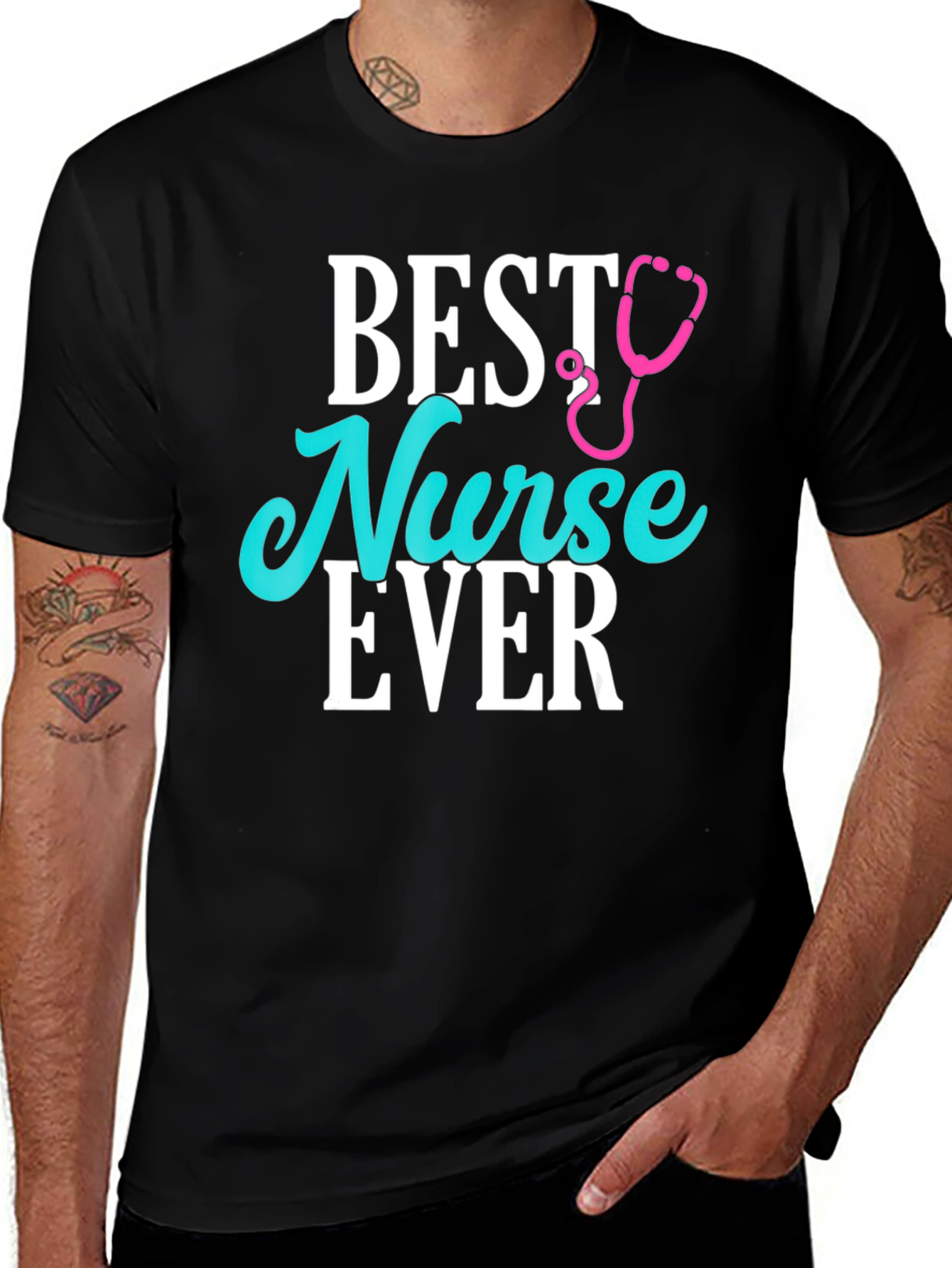 Best Nurse Ever T-Shirt | Soft Cotton Blend
