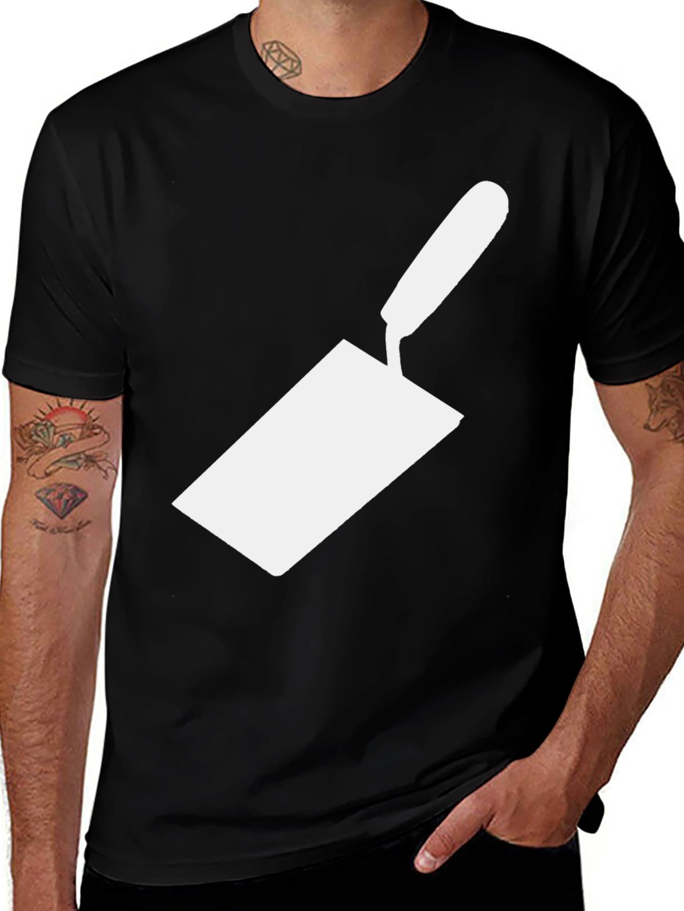 Variant 17 of Trowel Graphic Tee - Construction Humor T-Shirt