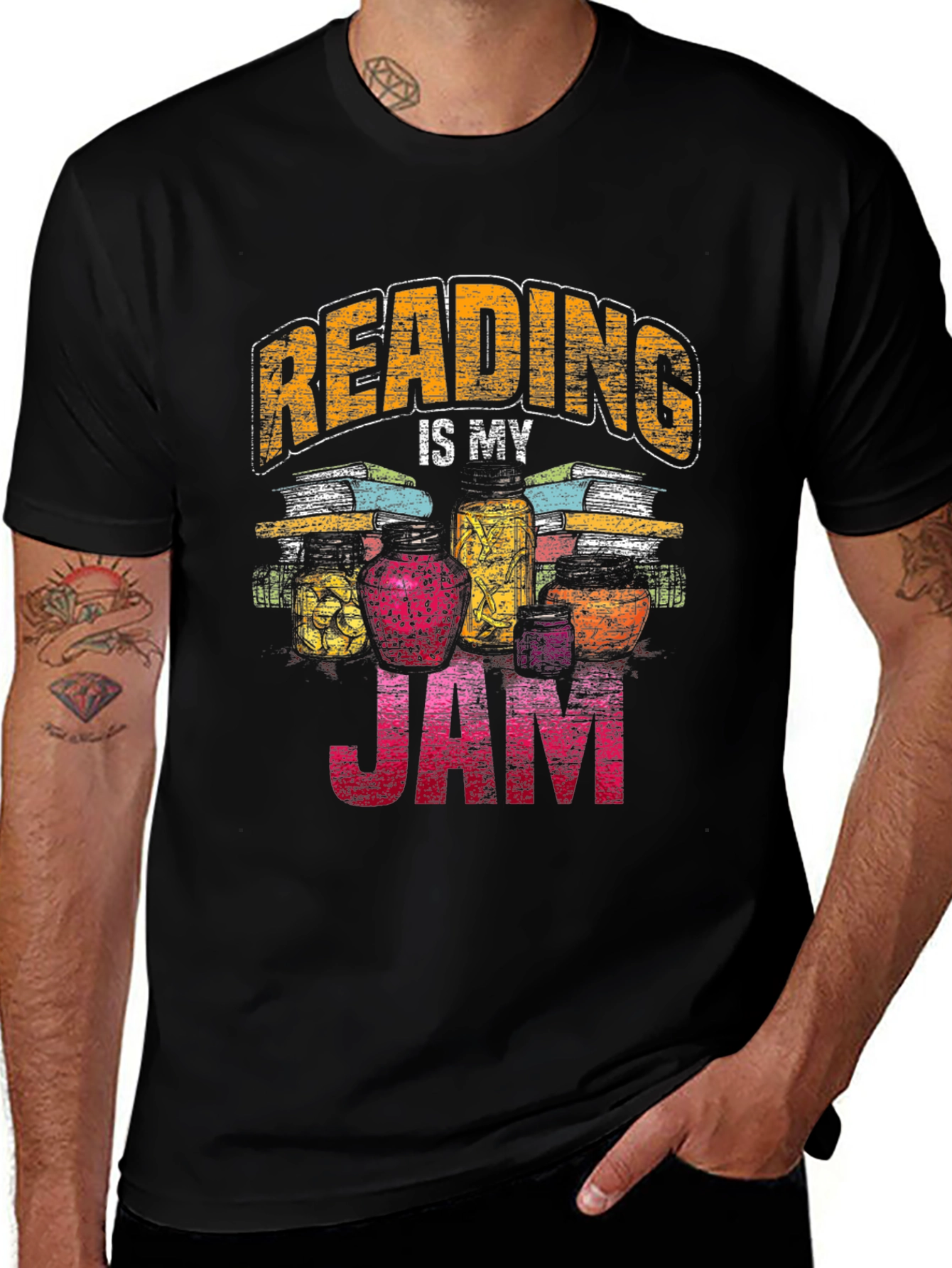 Variant 26 of Reading Is My Jam T-Shirt - Book Lover Tee