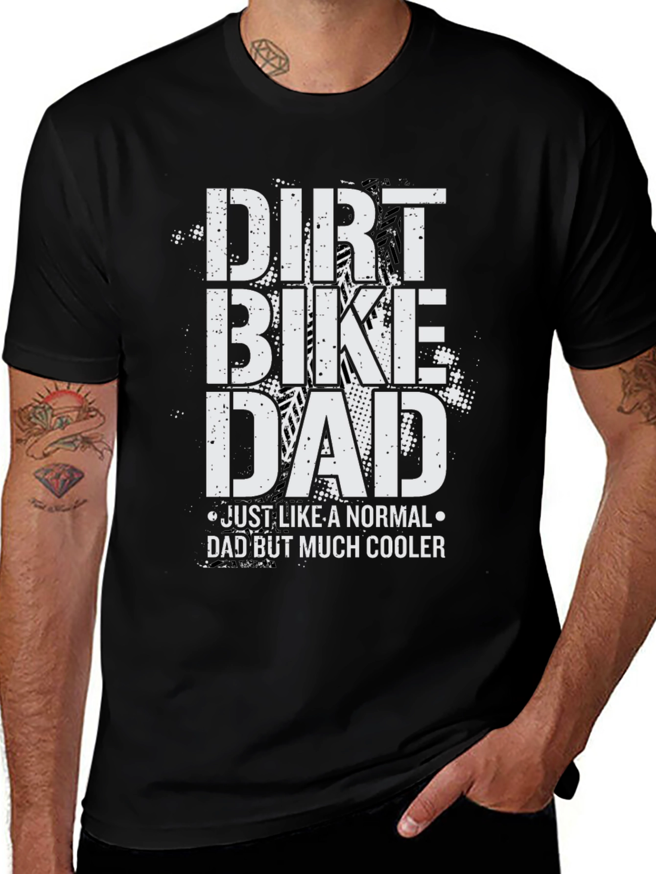 Variant 20 of Dirt Bike Dad T-Shirt - Cool Fathers' Day Gift