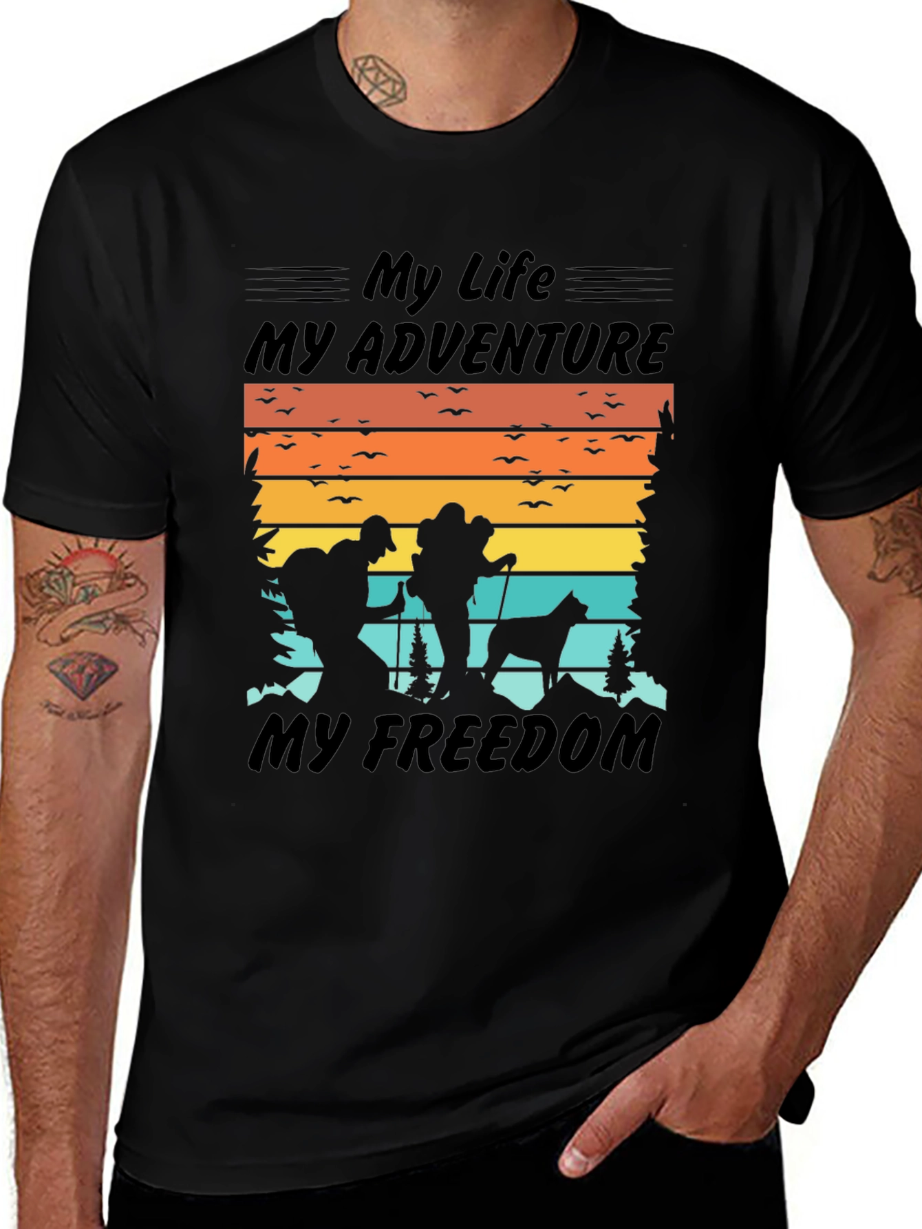 Adventure Seeker T-Shirt - My Life My Adventure My Freedom Tee