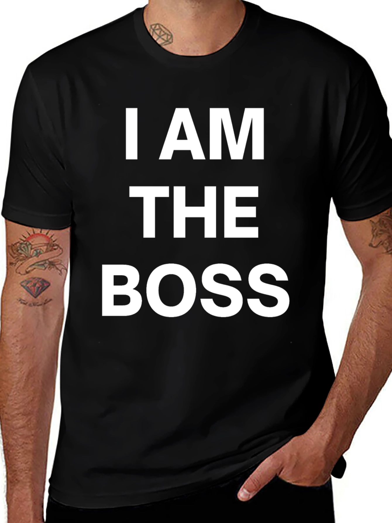 Variant 28 of I AM THE BOSS Graphic T-Shirt
