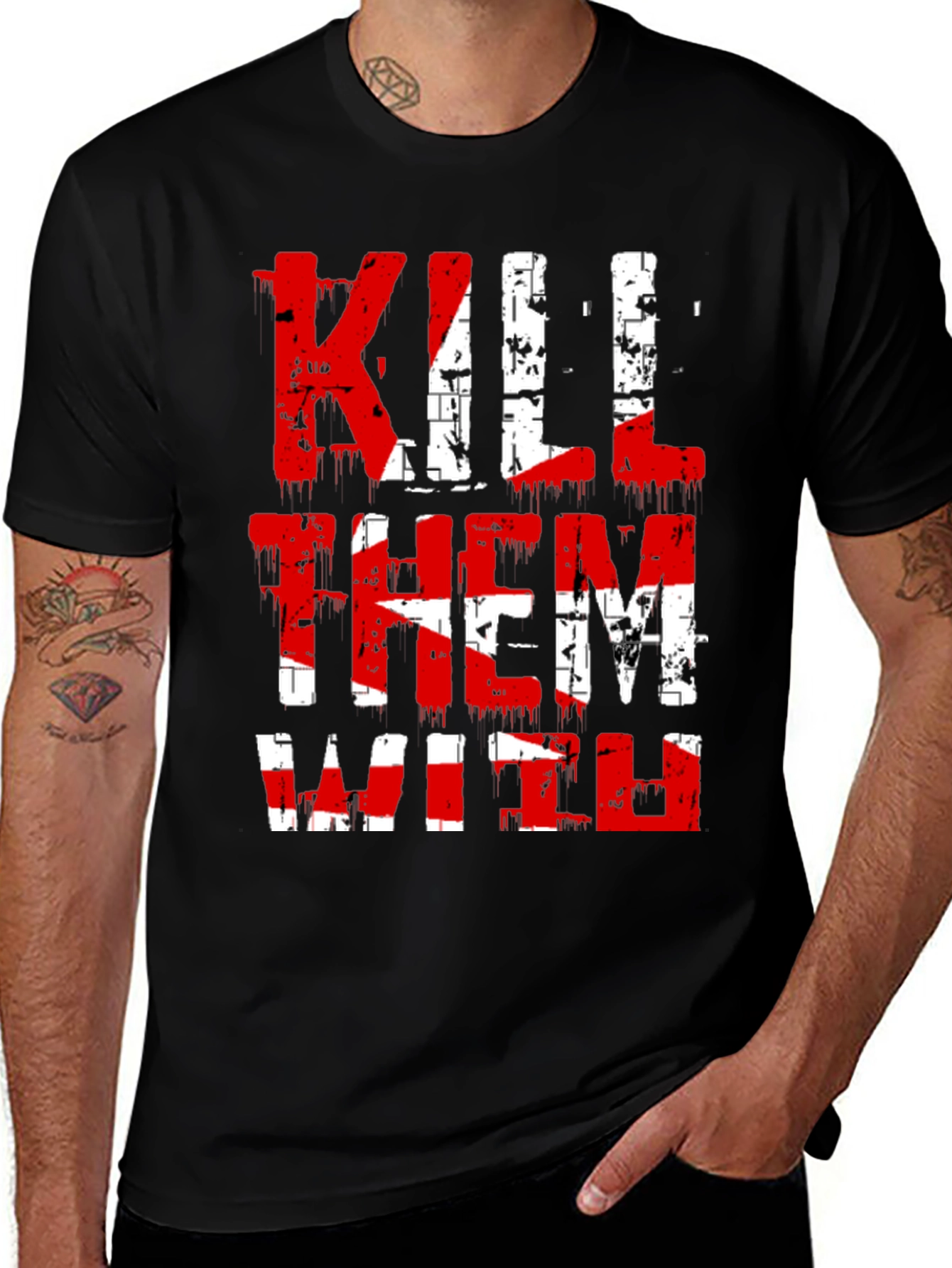 Variant 28 of Kill Them With Kindness Graphic Tee