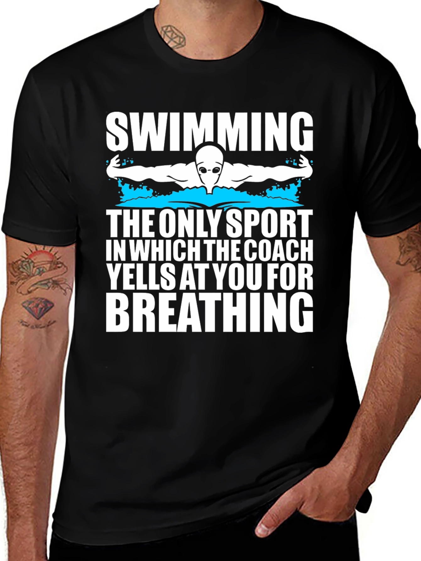 Variant 5 of Swimming T-Shirt - Funny Swimmer Gift