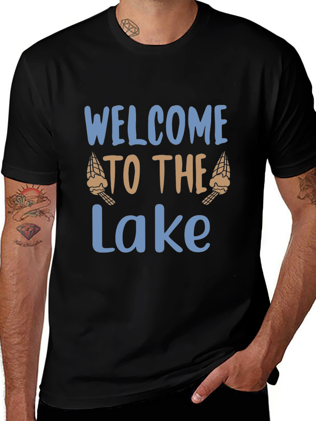 Variant 29 of Welcome to the Lake Black T-Shirt