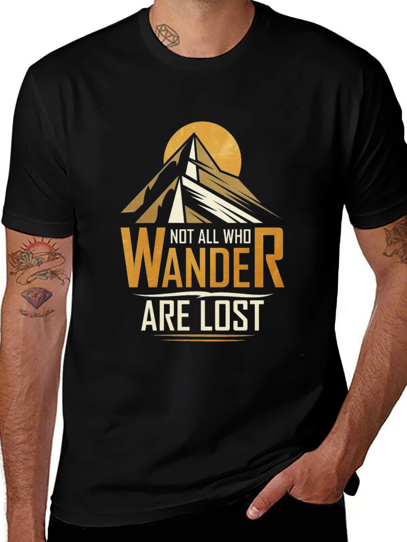 Variant 13 of Wanderer Mountain Graphic T-Shirt