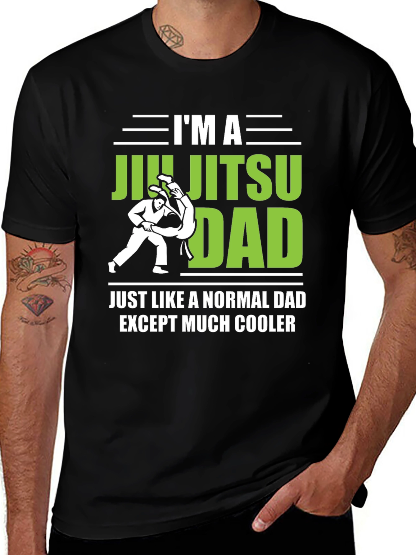 Jiu Jitsu Dad T-Shirt - Cool Dad Tee