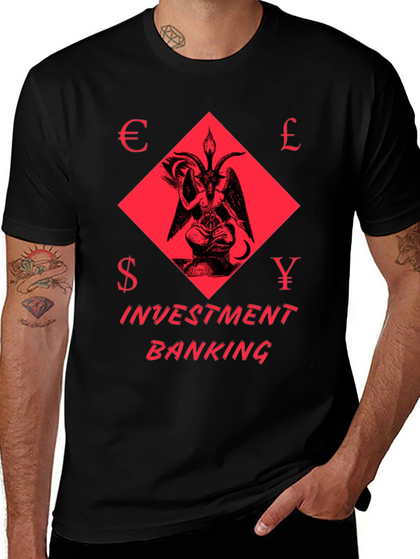 Investment Banking Baphomet T-Shirt