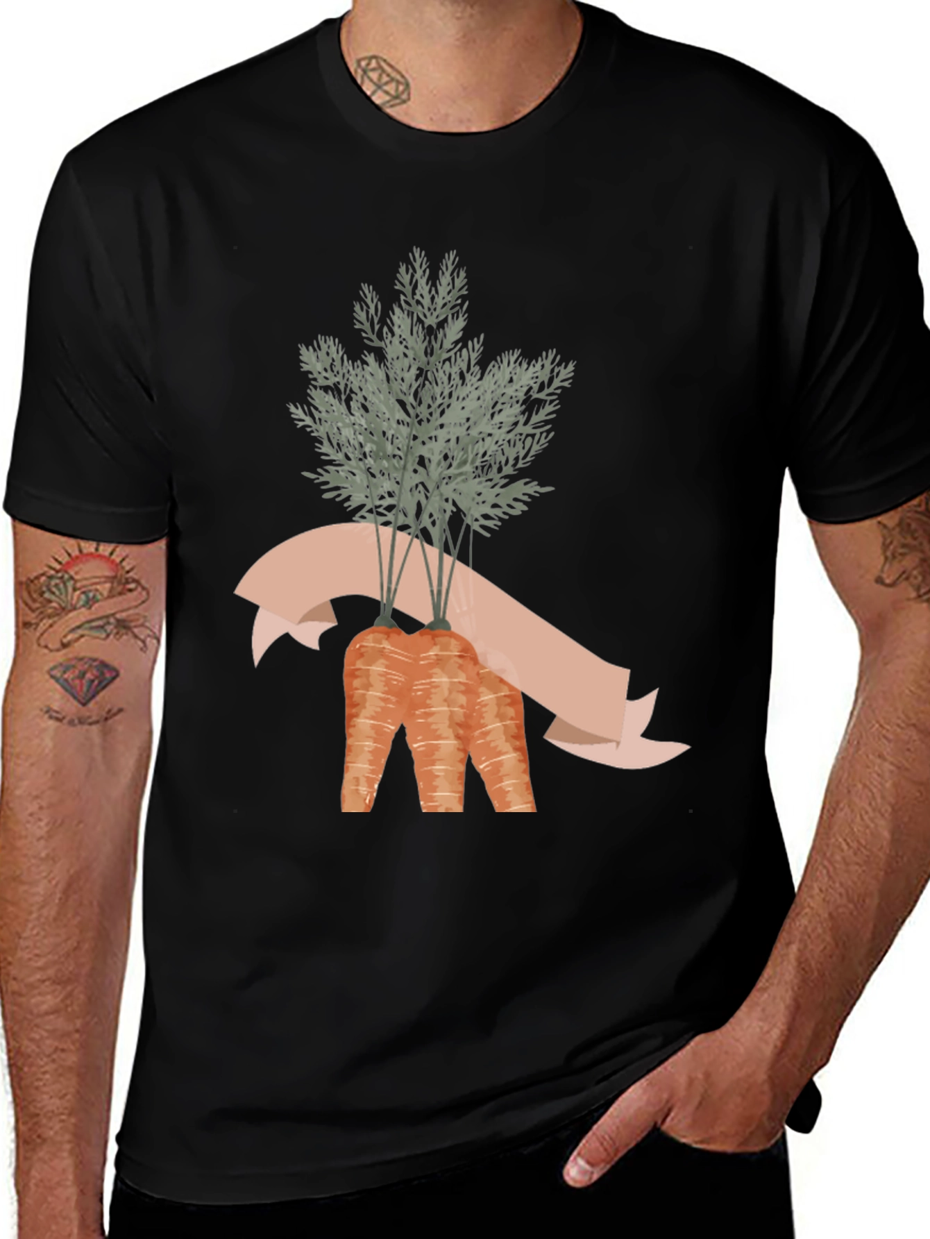 Variant 13 of Carrot Graphic Tee - Fresh Style