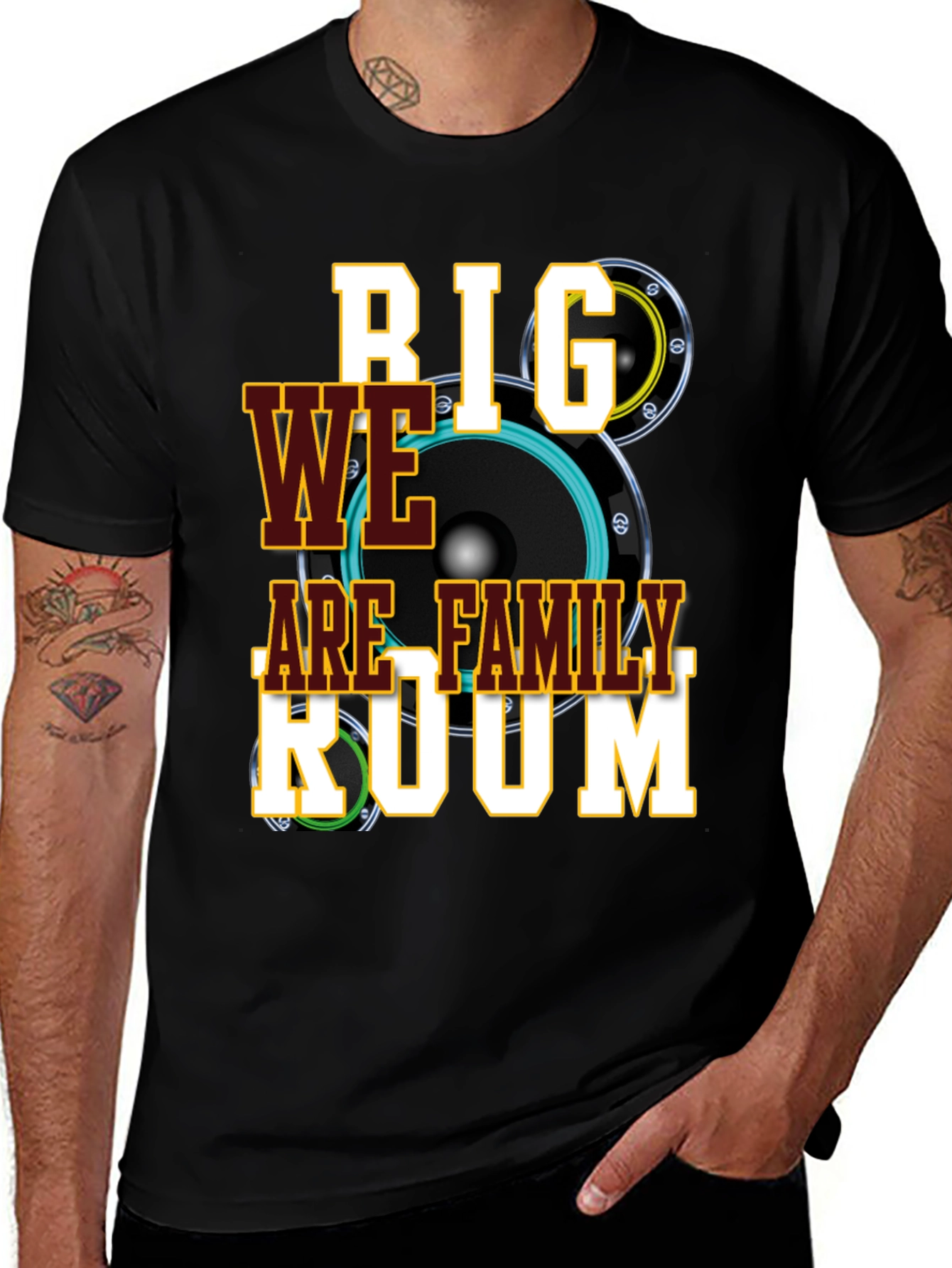 Variant 11 of Big We Are Family Room Graphic T-Shirt