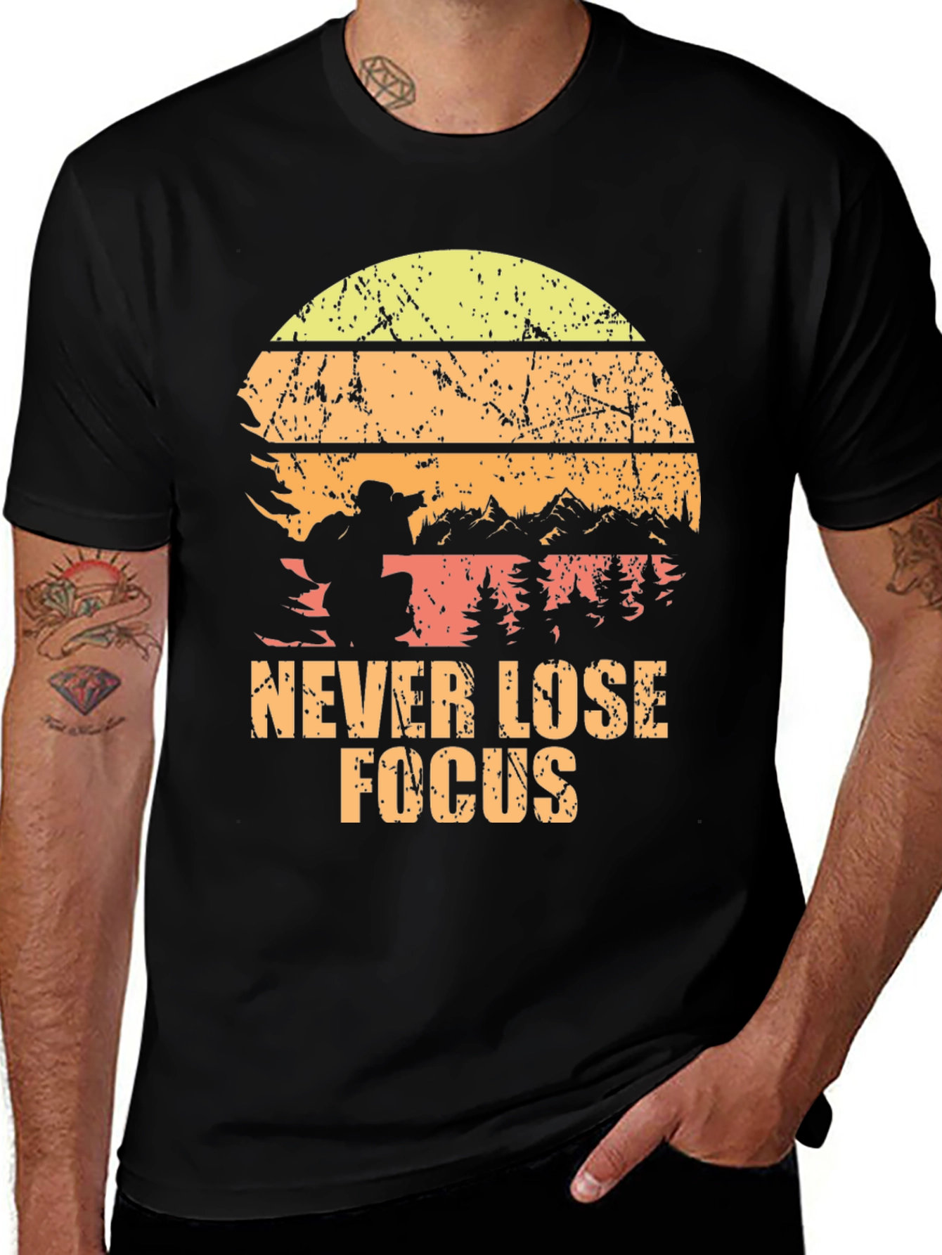 Variant 30 of Never Lose Focus T-Shirt - Photographer Graphic Tee