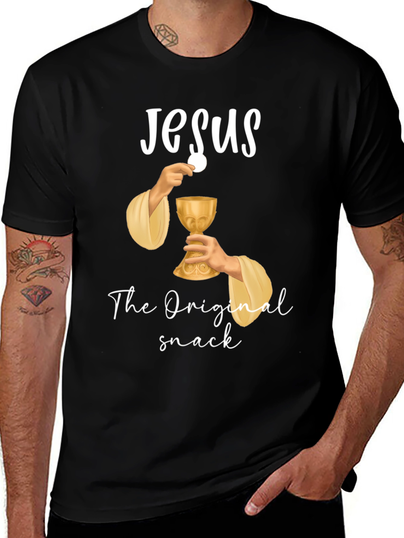 Variant 16 of Jesus Original Snack T-Shirt - Religious Apparel