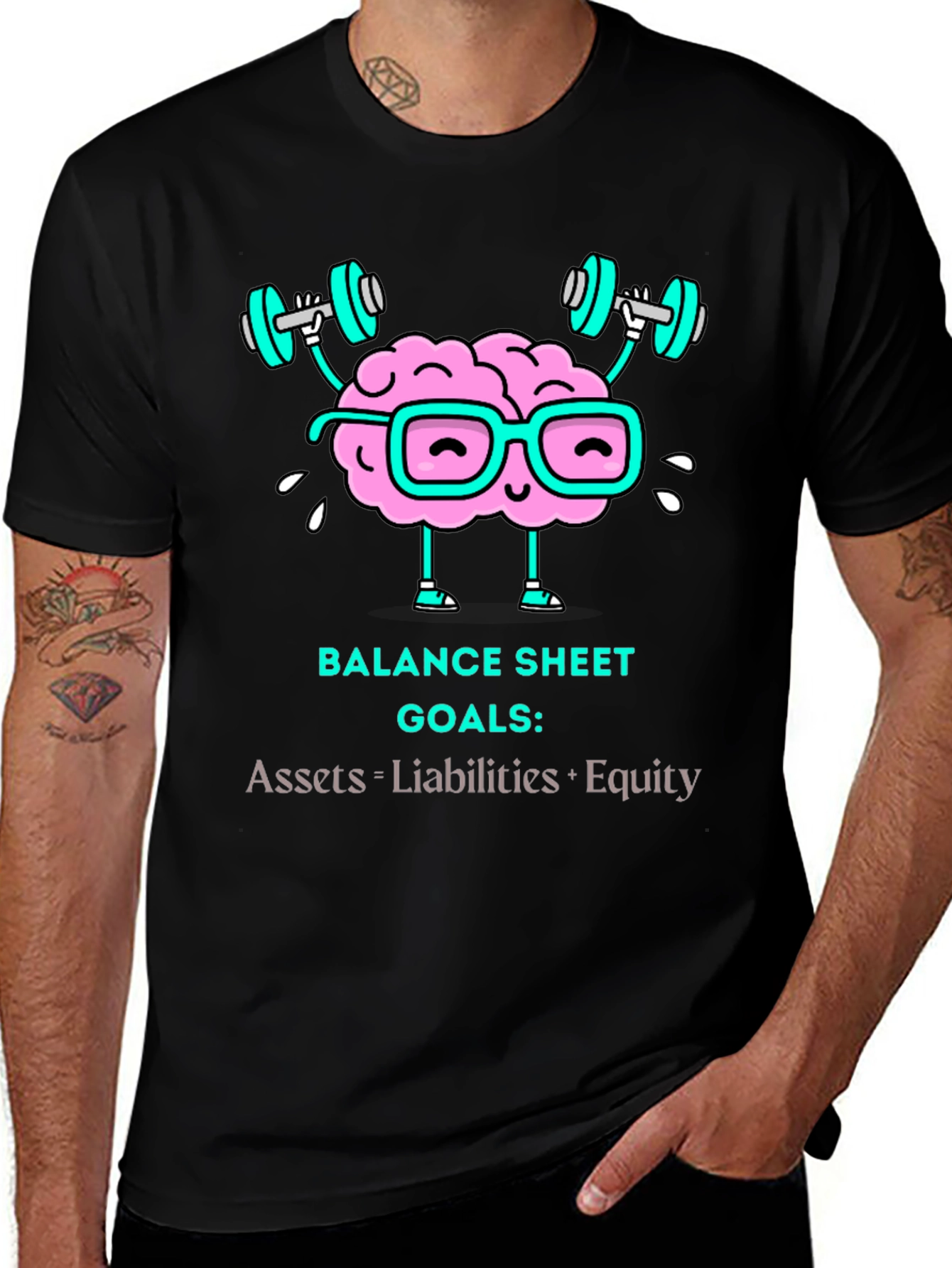 Variant 8 of Balance Sheet Goals T-Shirt