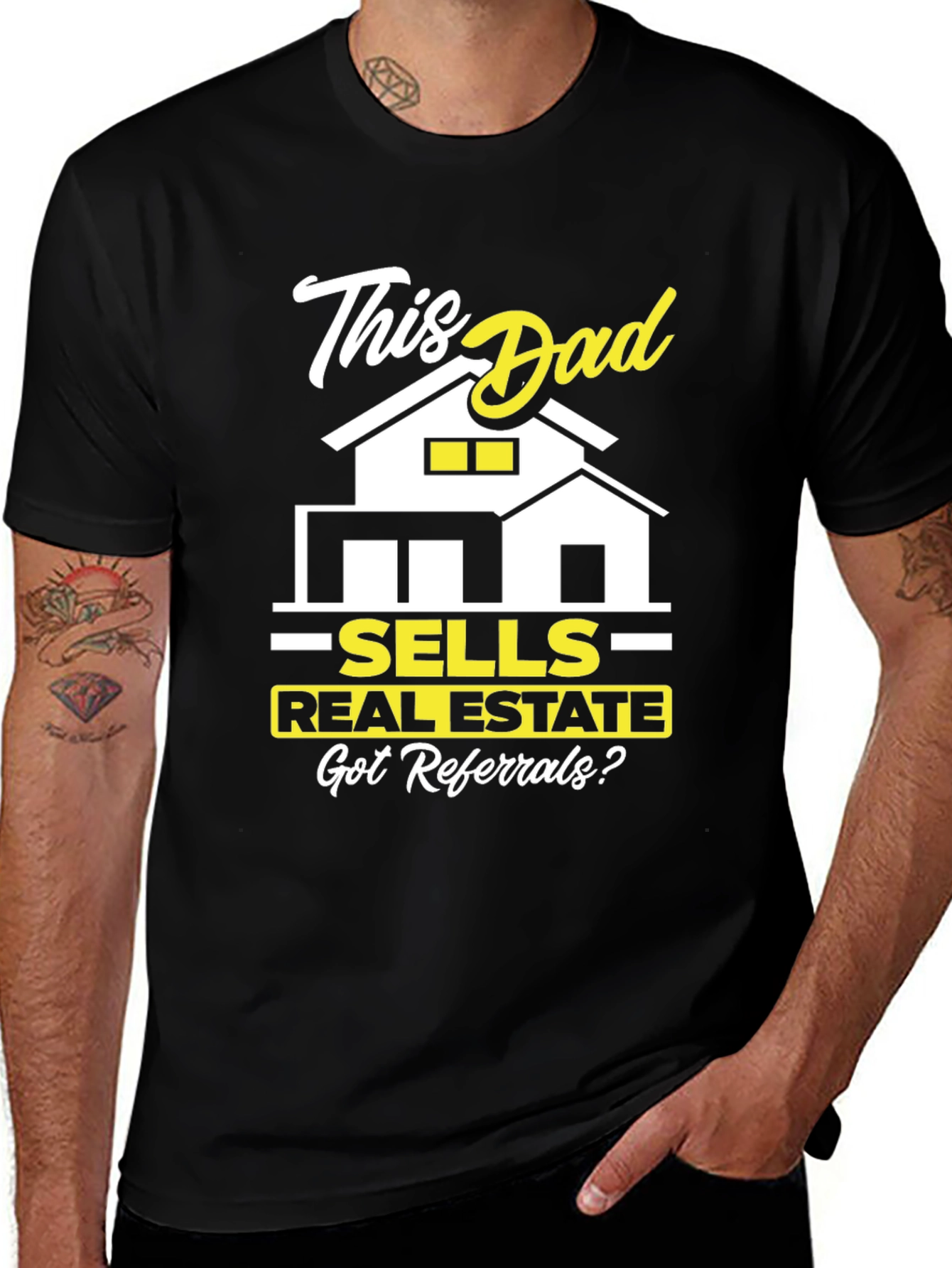 Variant 30 of This Dad Sells Real Estate T-Shirt