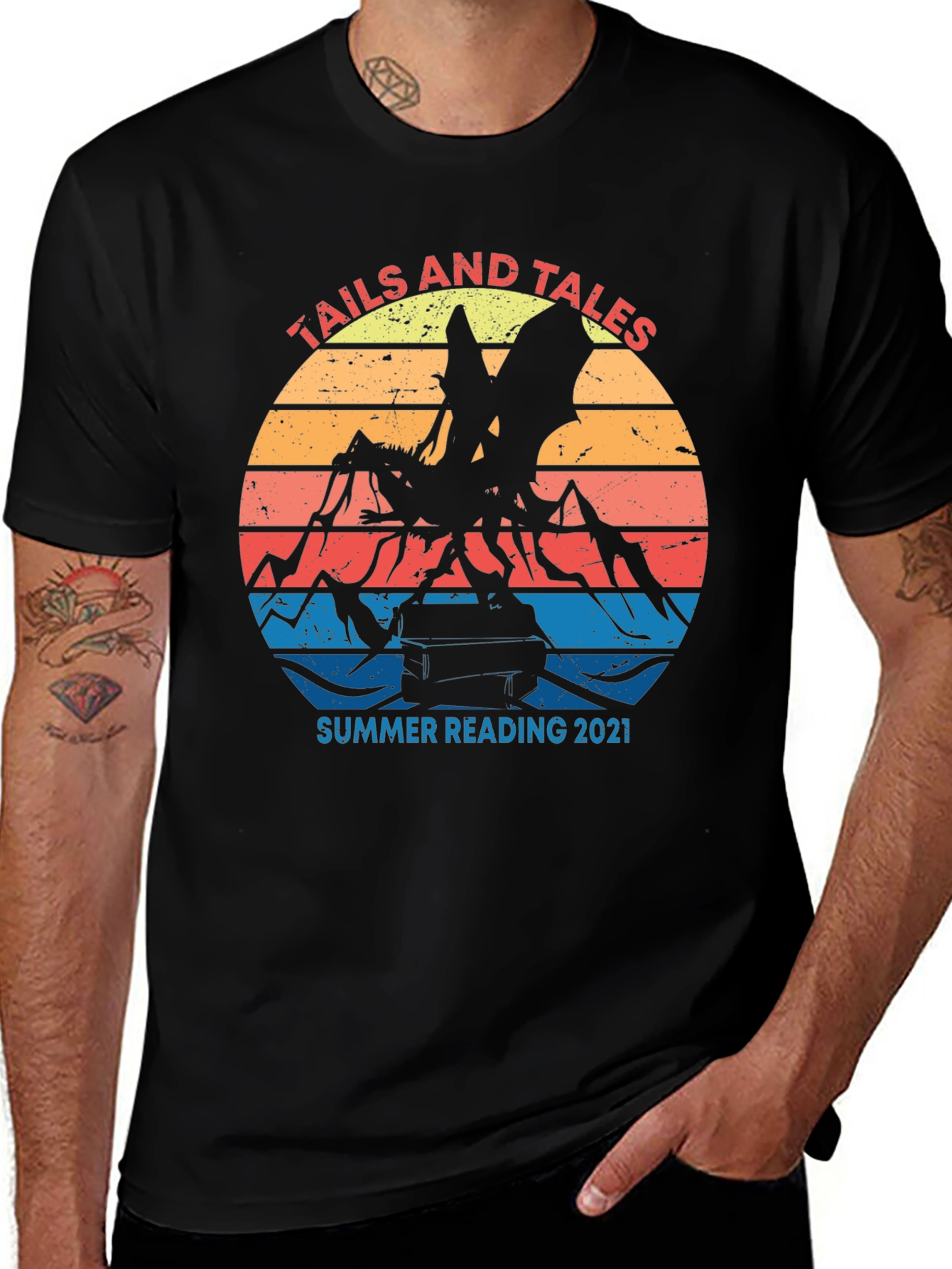 Tails and Tales Summer Reading Tee - 2021