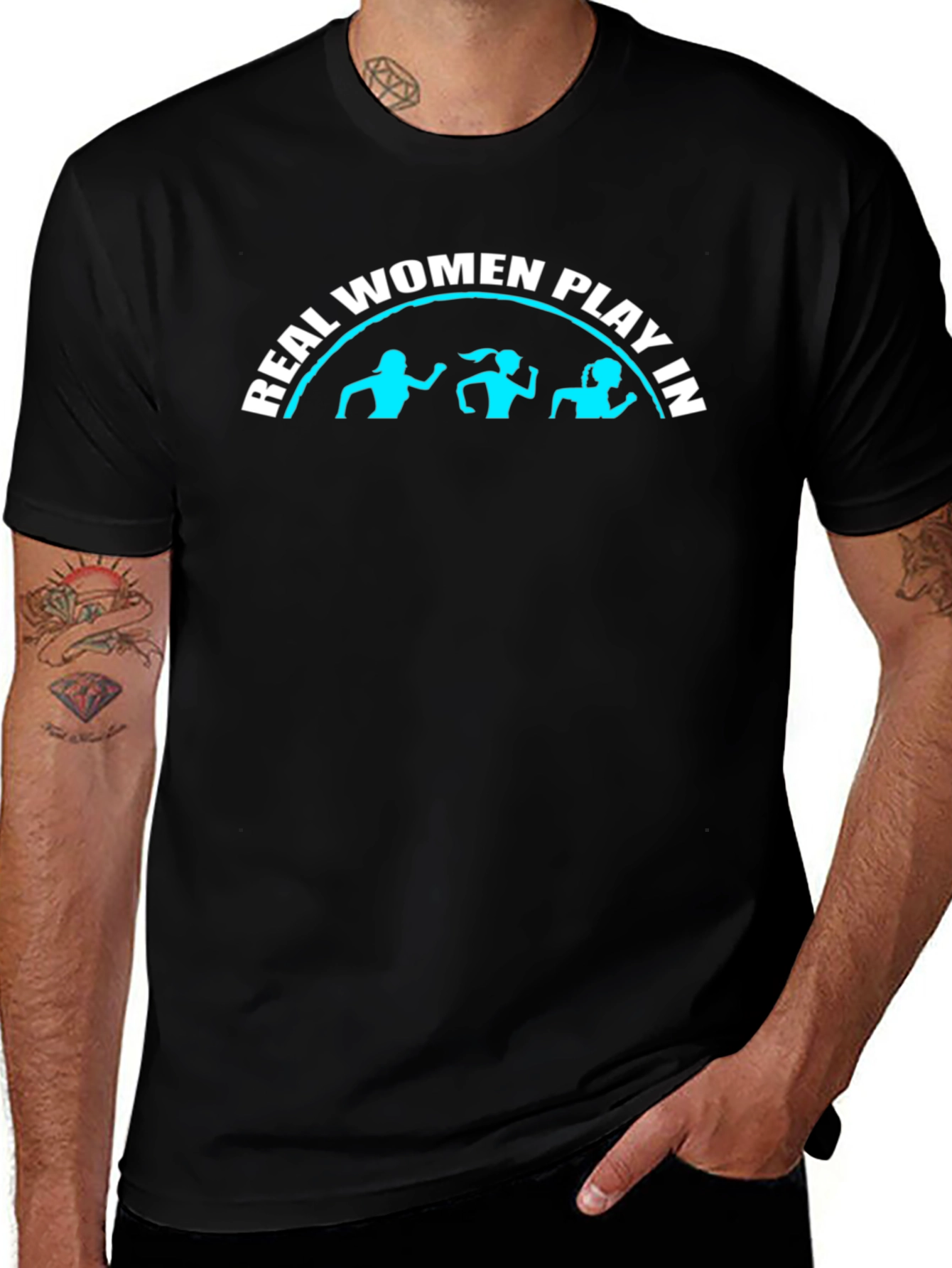 Variant 3 of Real Women Play In T-Shirt