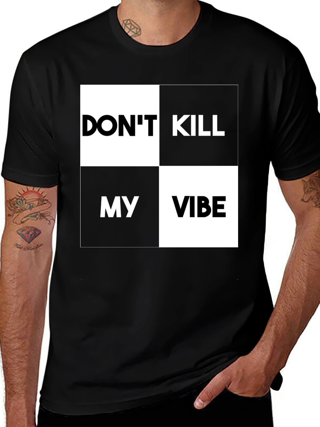 Variant 11 of Don't Kill My Vibe Graphic Print T-Shirt