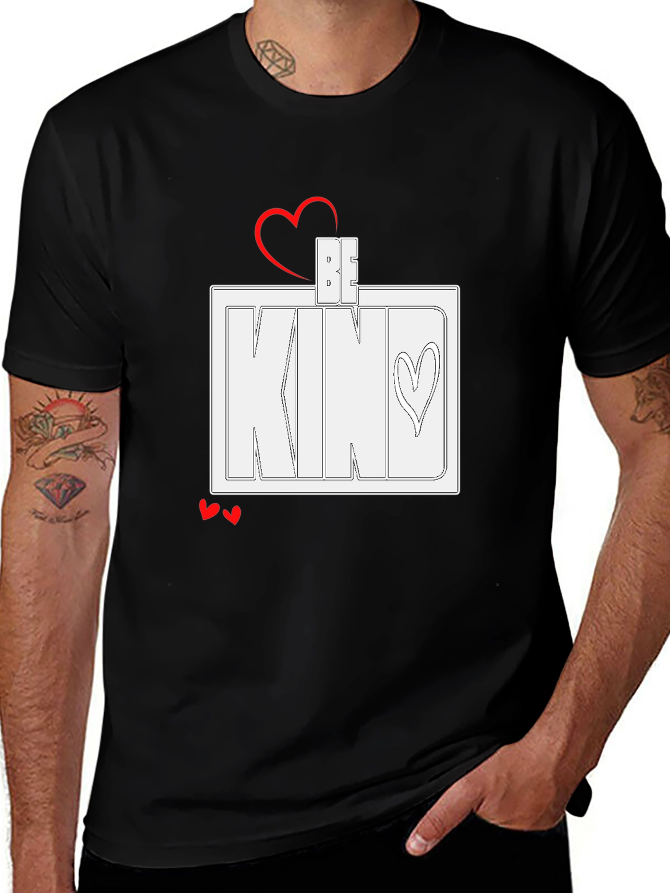 Variant 2 of Be Kind T-Shirt - Positive Message Tee