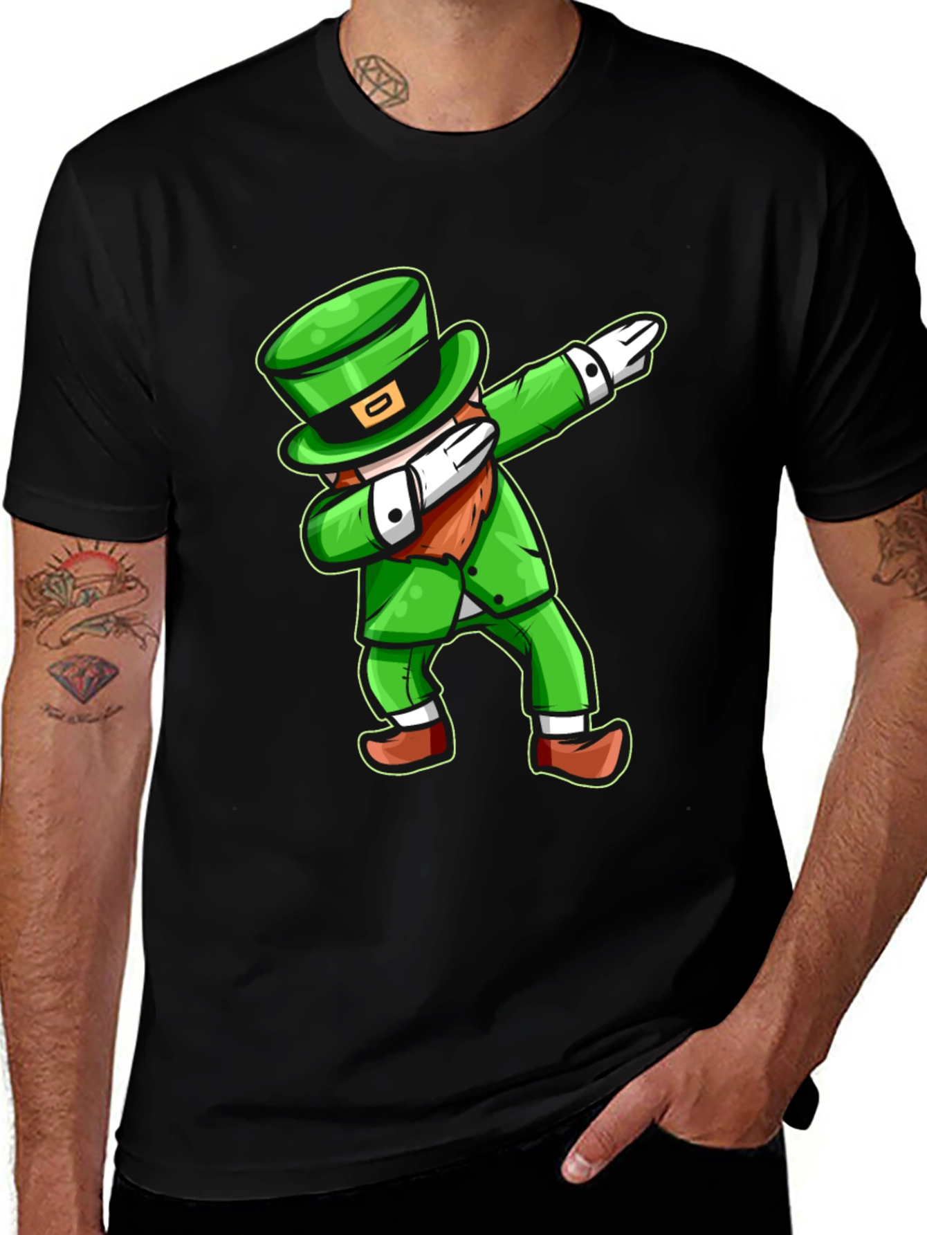 St. Patrick's Day Leprechaun Dab T-Shirt