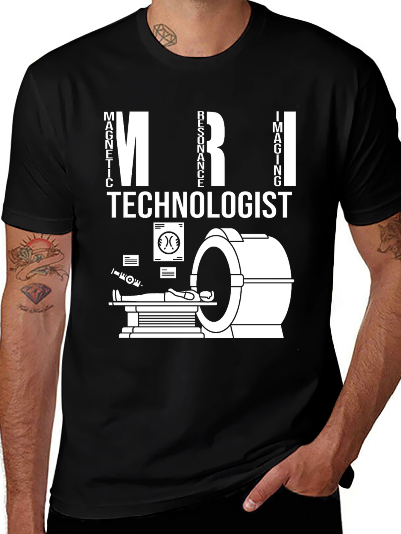 MRI Technologist Graphic Tee - Medical Imaging T-Shirt