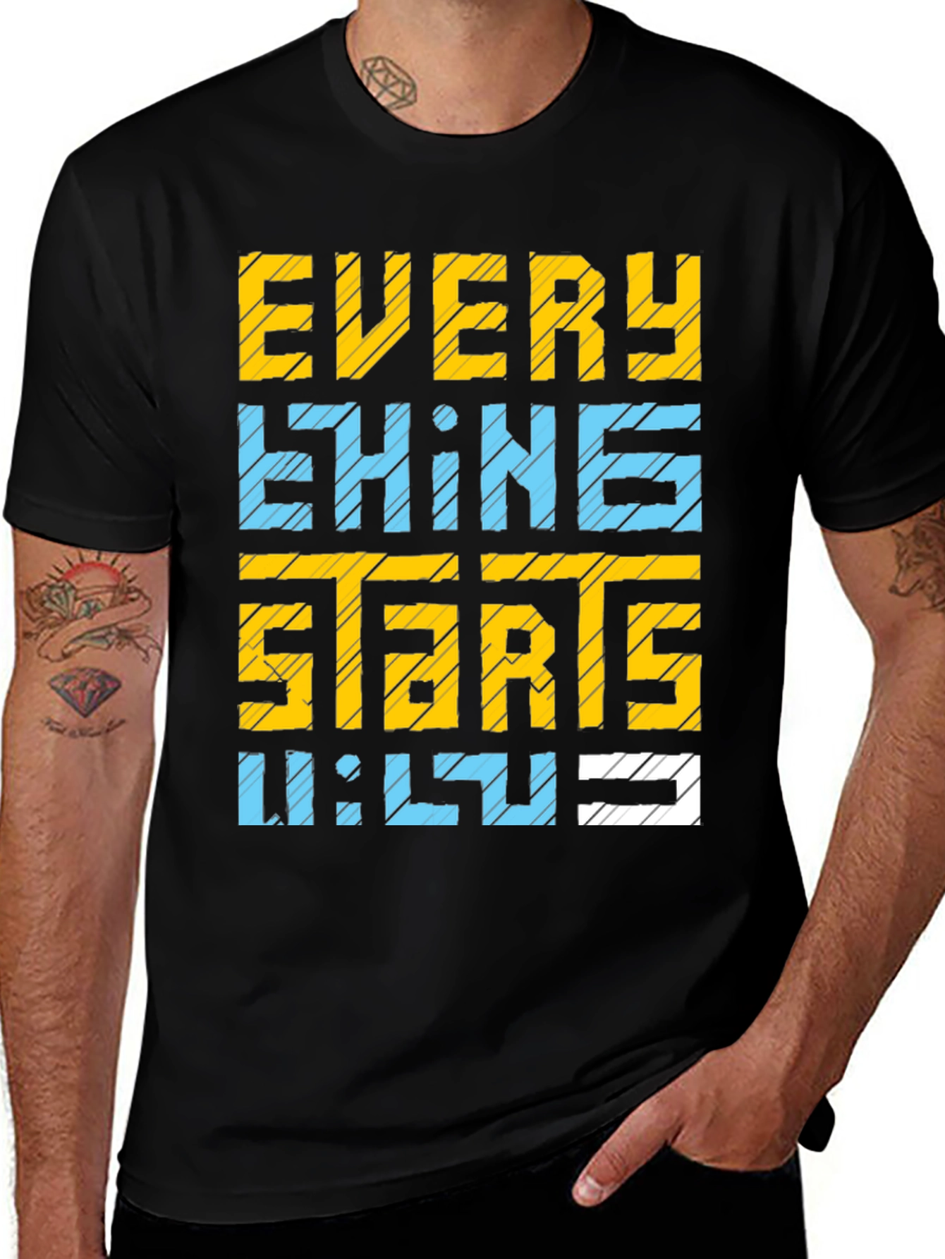 Variant 14 of Everything Starts Inside T-Shirt