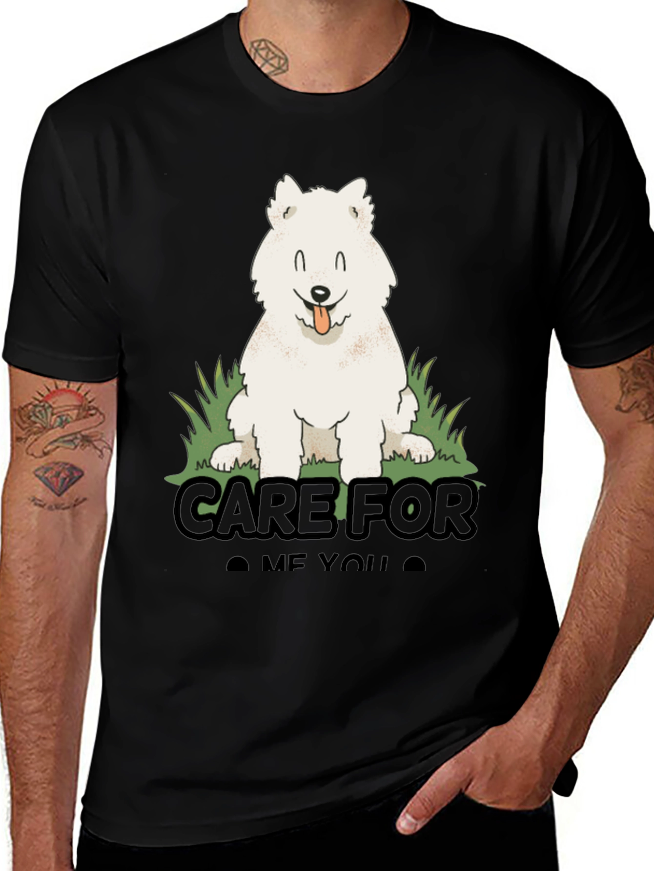 Variant 30 of Care For Me Dog T-Shirt
