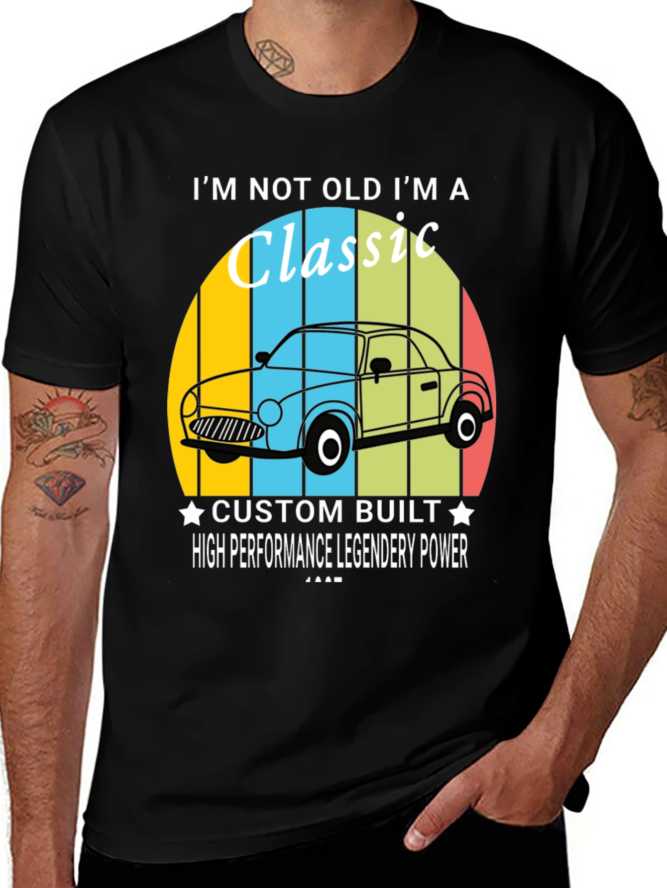 Variant 6 of I'm Not Old I'm A Classic Car T-Shirt